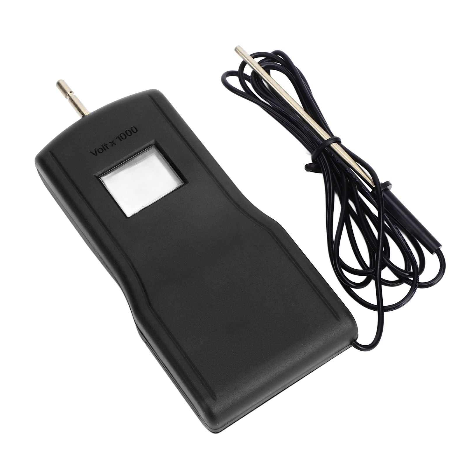 15KV LCD Electric Fence Voltage Tester Portable Electric Fence Digital Voltmeter for Farm Garden MLD‑004B Black Black