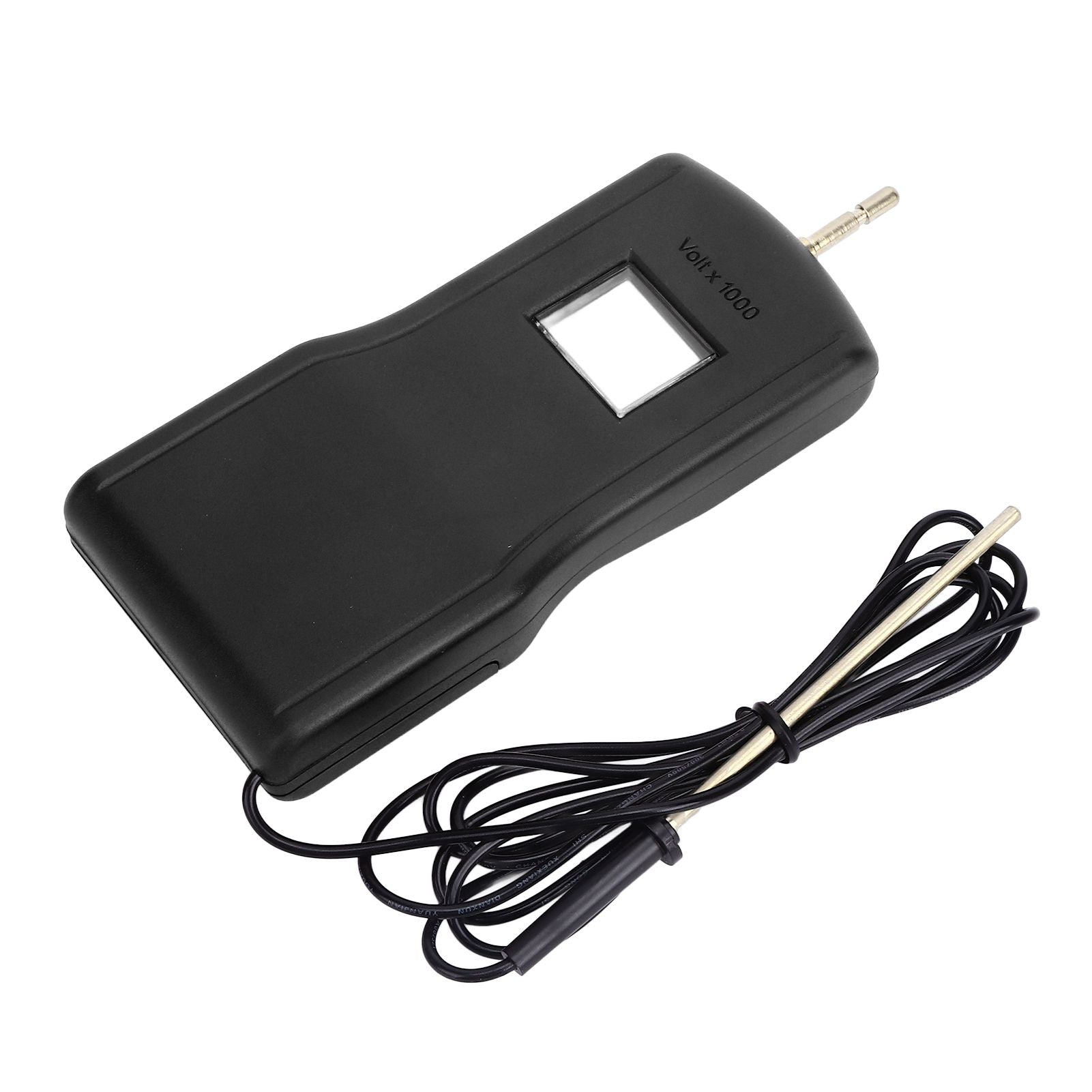 15KV LCD Electric Fence Voltage Tester Portable Electric Fence Digital Voltmeter for Farm Garden MLD‑004B Black Black