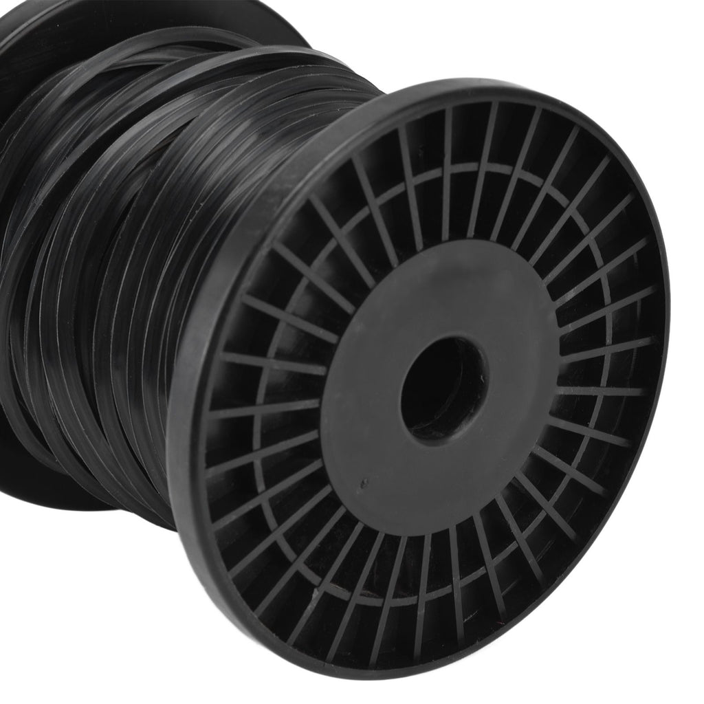 3.3mm String Trimmer Line High Cutting Efficiency Low Noise Quadrate Black Trimmer Line for Most Lawn Mowers Farm 30m