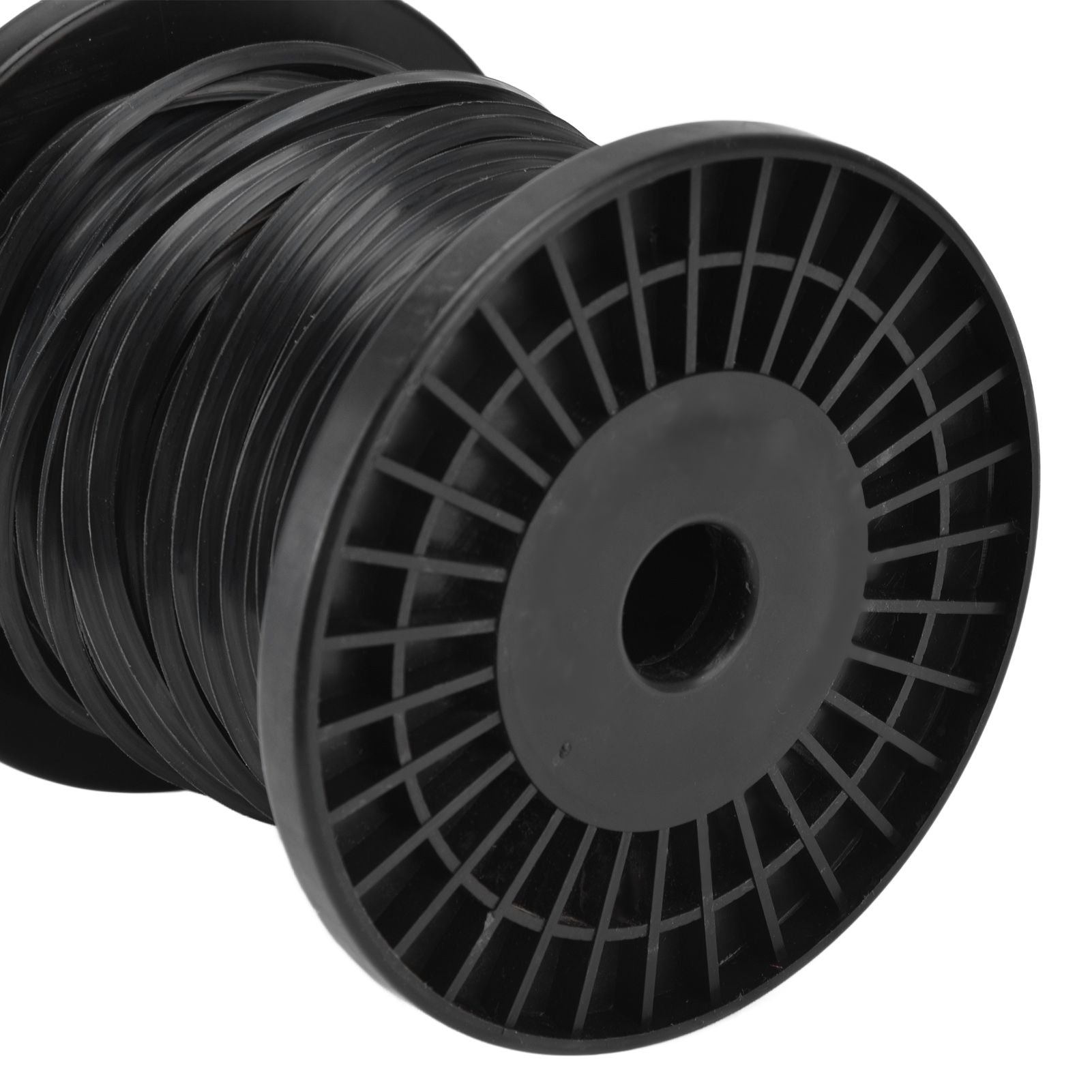 3.3mm String Trimmer Line High Cutting Efficiency Low Noise Quadrate Black Trimmer Line for Most Lawn Mowers Farm 30m