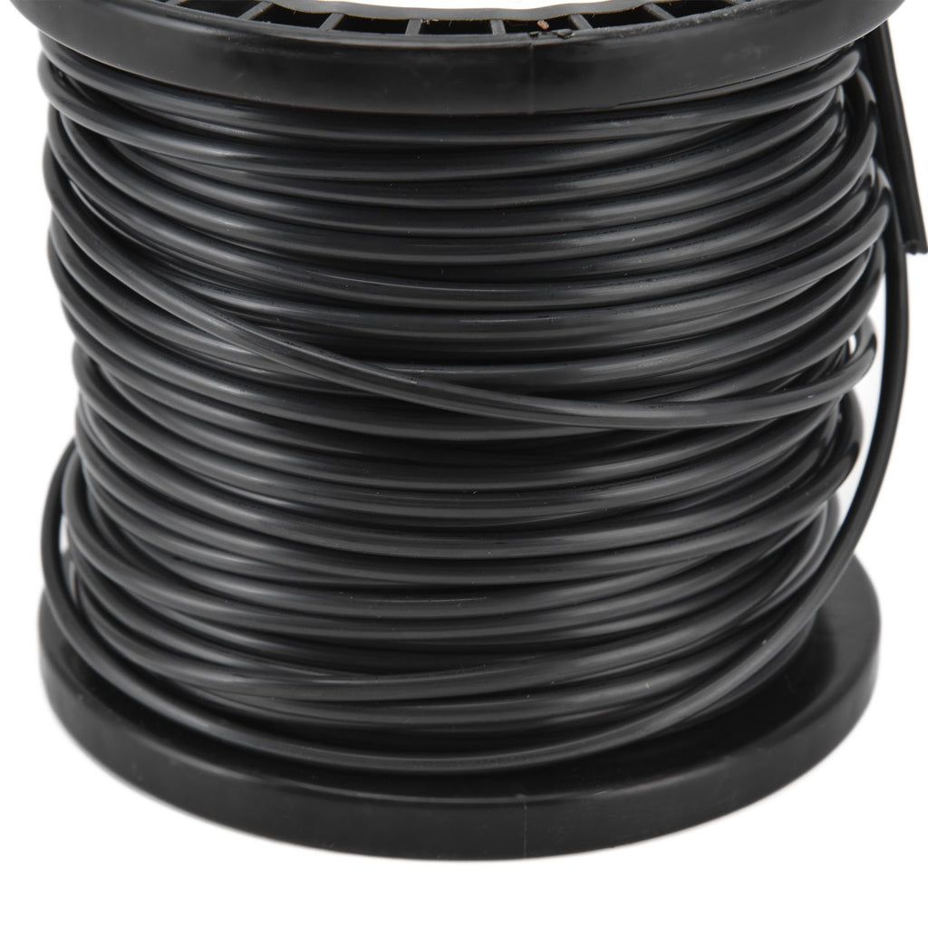 3.3mm String Trimmer Line High Cutting Efficiency Low Noise Quadrate Black Trimmer Line for Most Lawn Mowers Farm 50m