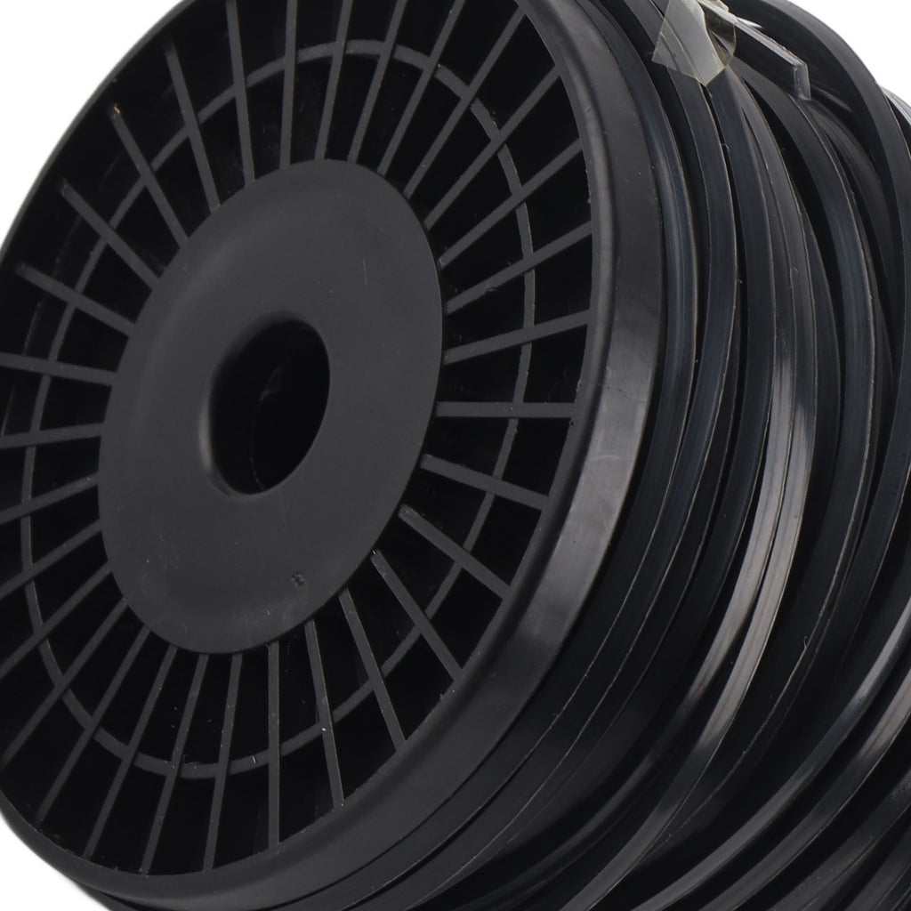 3.3mm String Trimmer Line High Cutting Efficiency Low Noise Quadrate Black Trimmer Line for Most Lawn Mowers Farm 50m