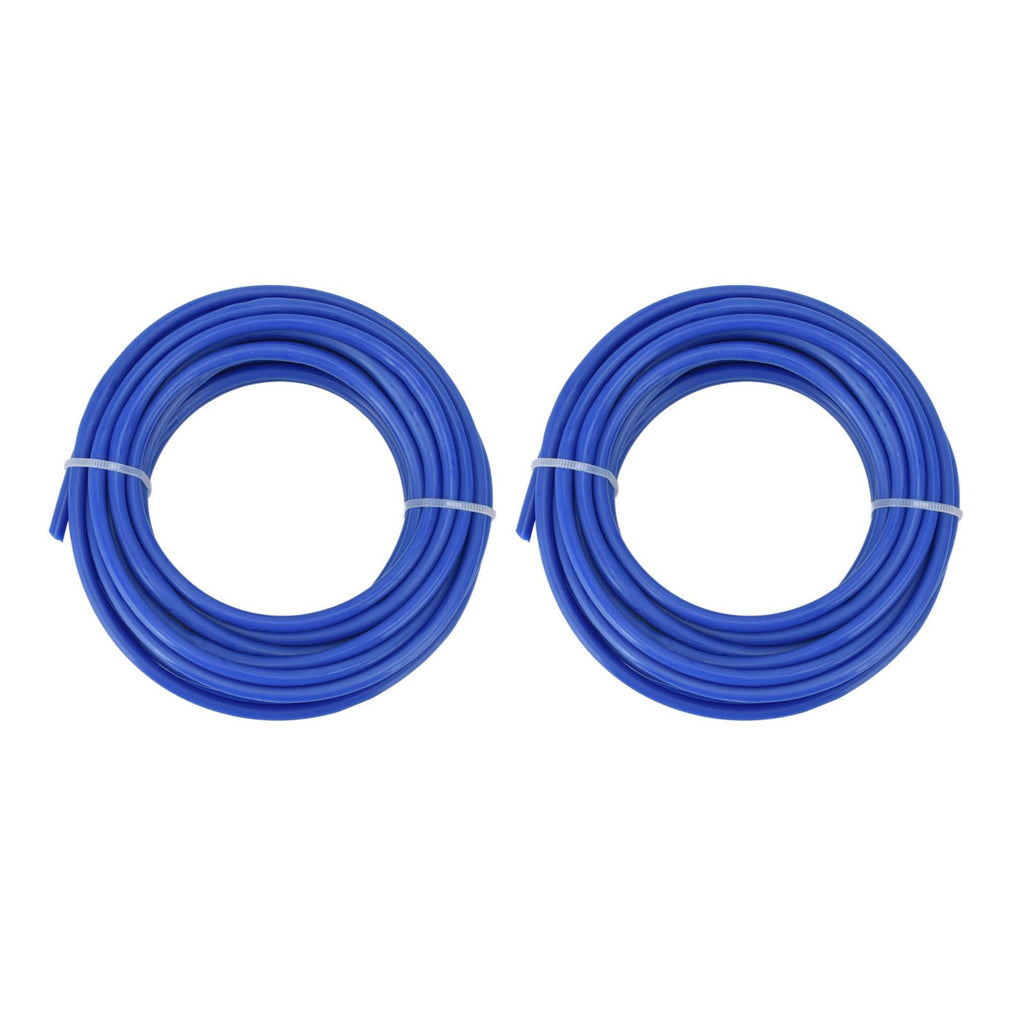2PCS 4mm String Trimmer Line Nylon Round Trimmer Line Blue Lawn Mower Accessories for Husqvarna 5m / 16.4ft