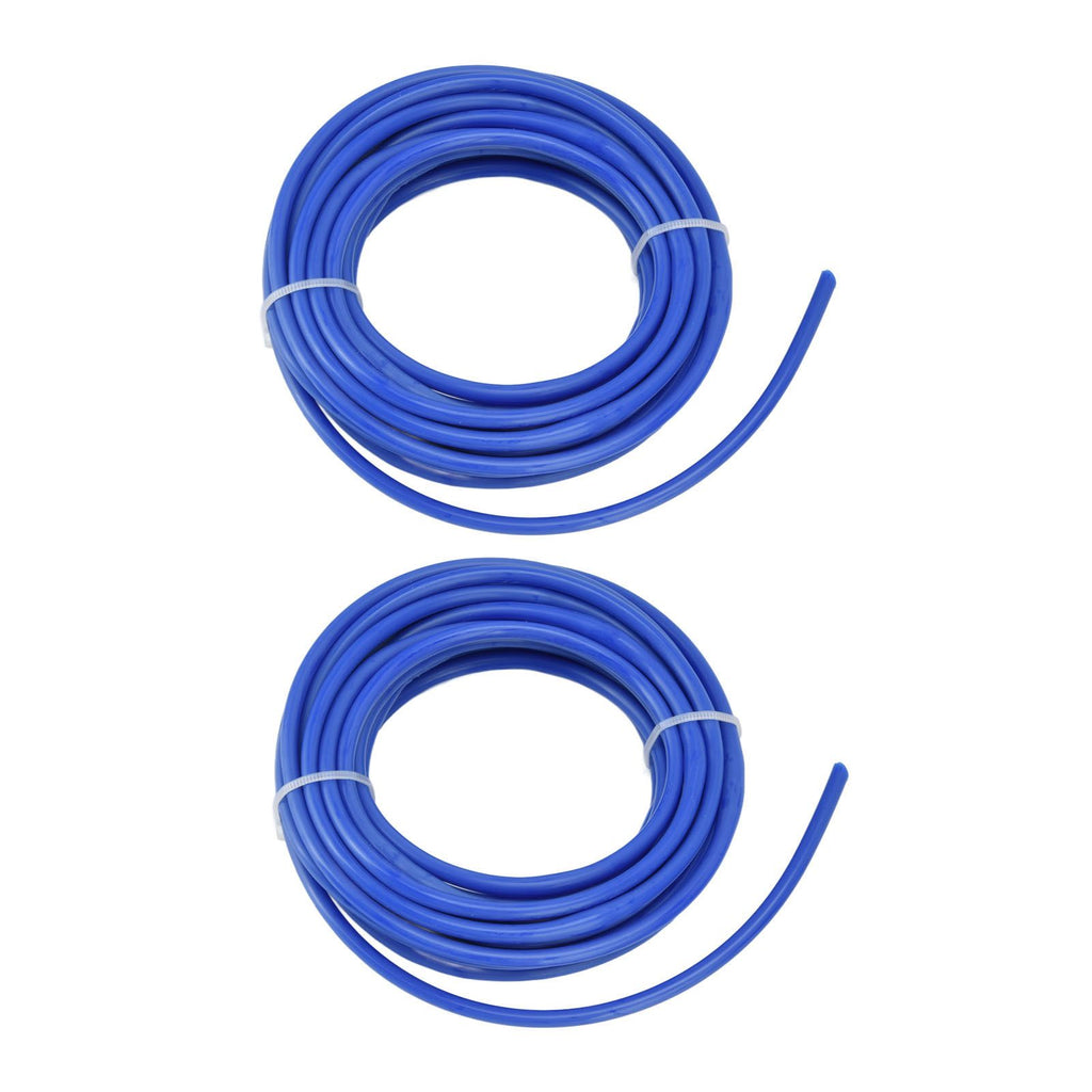 2PCS 4mm String Trimmer Line Nylon Round Trimmer Line Blue Lawn Mower Accessories for Husqvarna 5m / 16.4ft