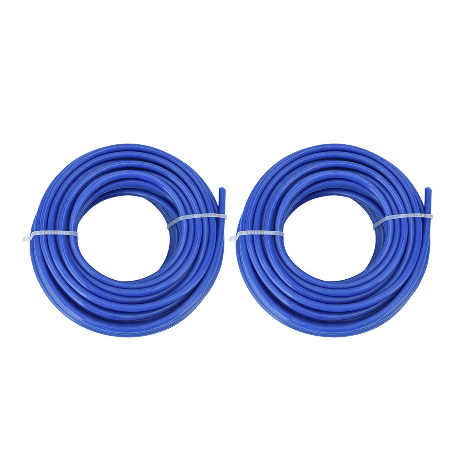 2PCS 4mm String Trimmer Line Nylon Round Trimmer Line Blue Lawn Mower Accessories for Husqvarna 10m / 32.8ft