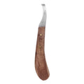 Horse Hoof Knife Curved Fine Carbon Steel Blade Ergonomic Left Hand Hoof Trimmer for Farm