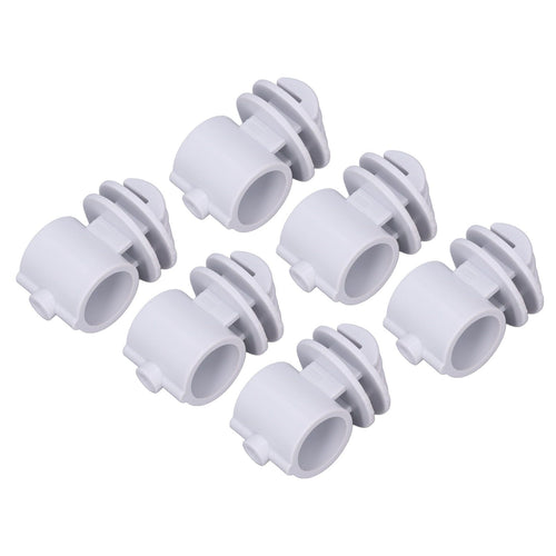 50 Pcs/set 2.1CM Insulator Screws Pulse Grid System Accessories for Electronic Fence Bearing Rod Gray