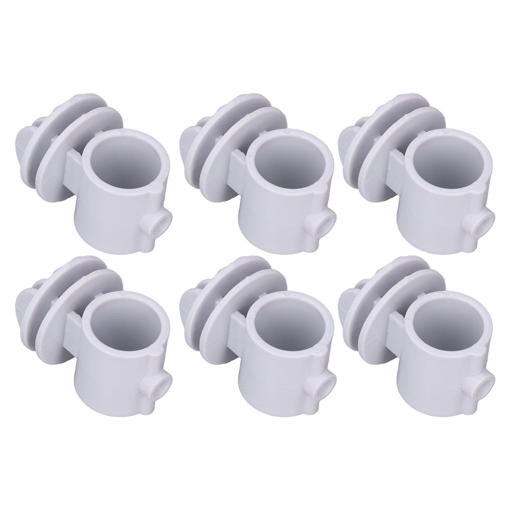 50 Pcs/set 2.1CM Insulator Screws Pulse Grid System Accessories for Electronic Fence Bearing Rod Gray