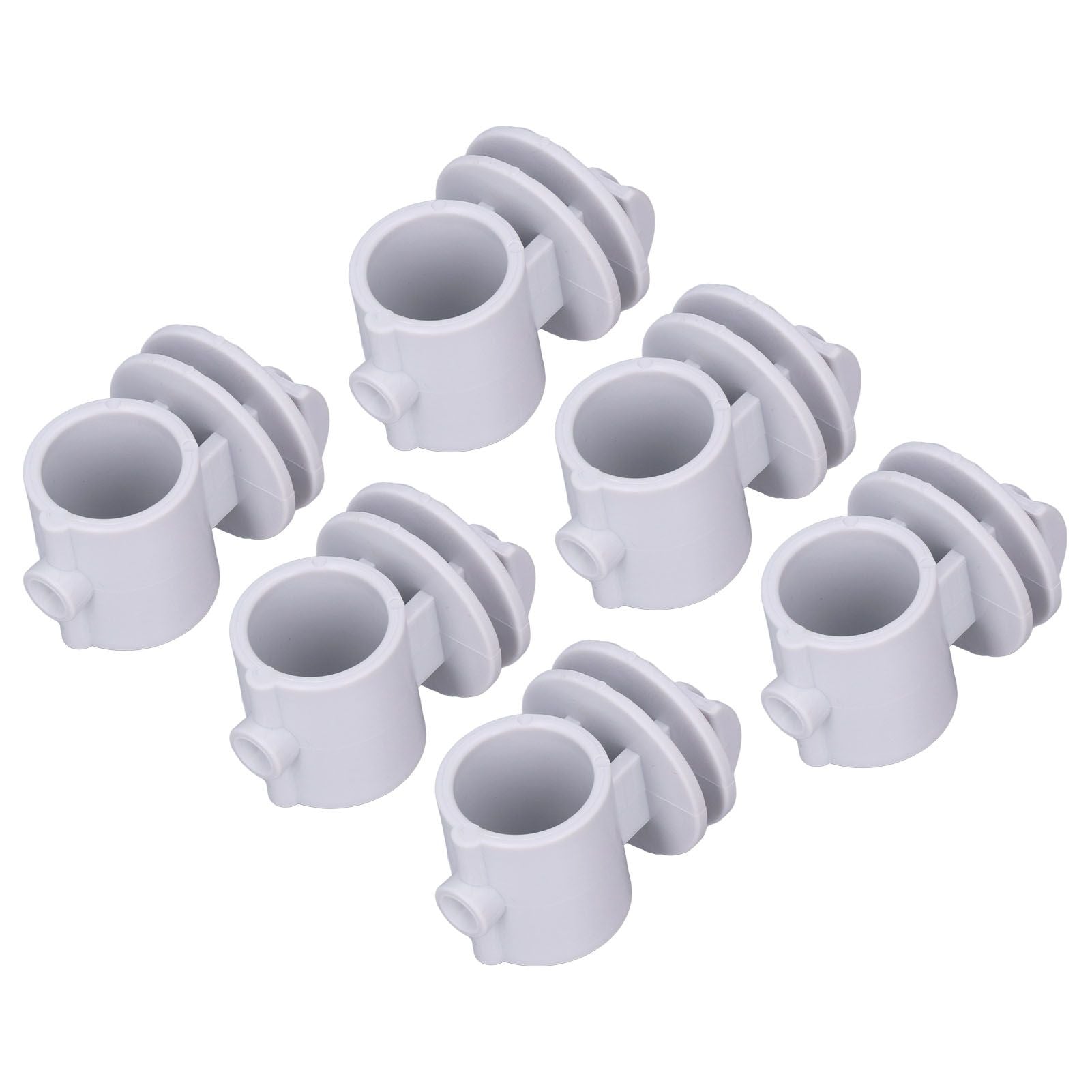 50 Pcs/set 2.1CM Insulator Screws Pulse Grid System Accessories for Electronic Fence Bearing Rod Gray