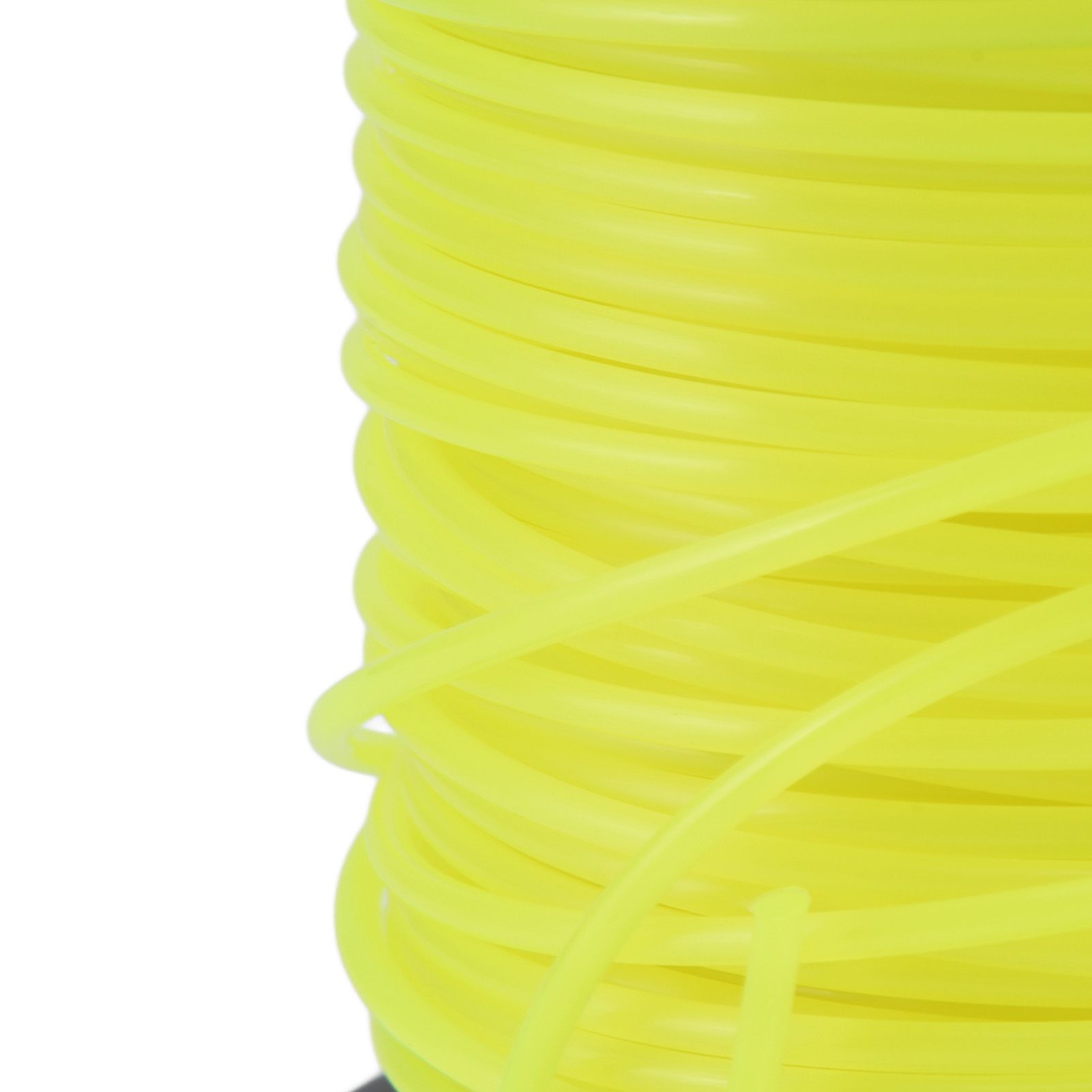 String Trimmer Line 3.0mm Round Yellow Trimmer Line Professional Weedeater Line for Most Lawn Mowers for Heavy Cutting 70m/229.7ft
