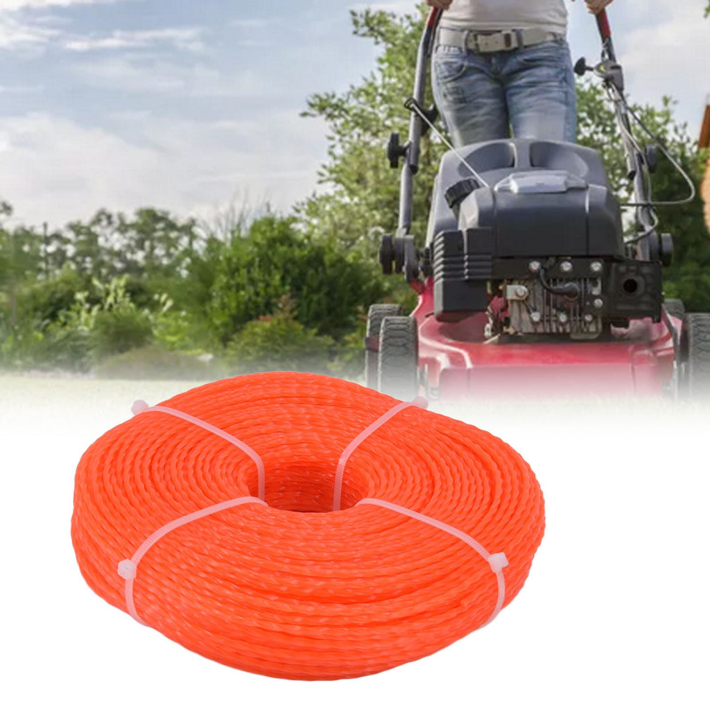 2.4mm 120m Trimmer Line Nylon String Trimmer Line Lawn Mower Accessories for Husqvarna Orange