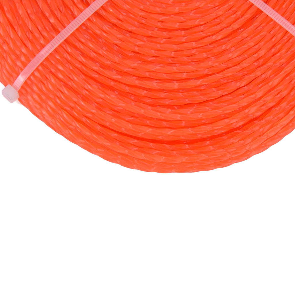 2.4mm 120m Trimmer Line Nylon String Trimmer Line Lawn Mower Accessories for Husqvarna Orange