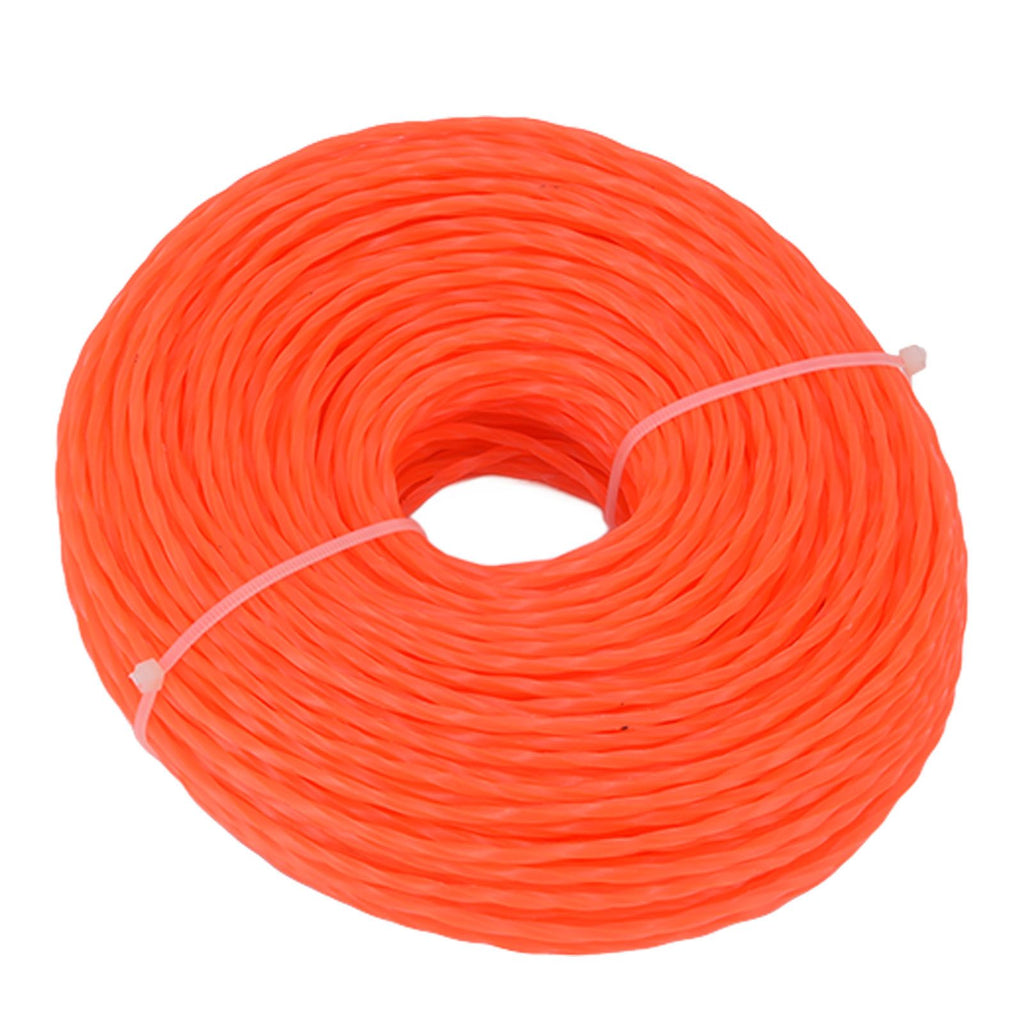 Nylon Trimmer Cord 3.0mm 85m Twisted Trimmer Line for Home Garden Heavy Duty Lawn Mower Cutters