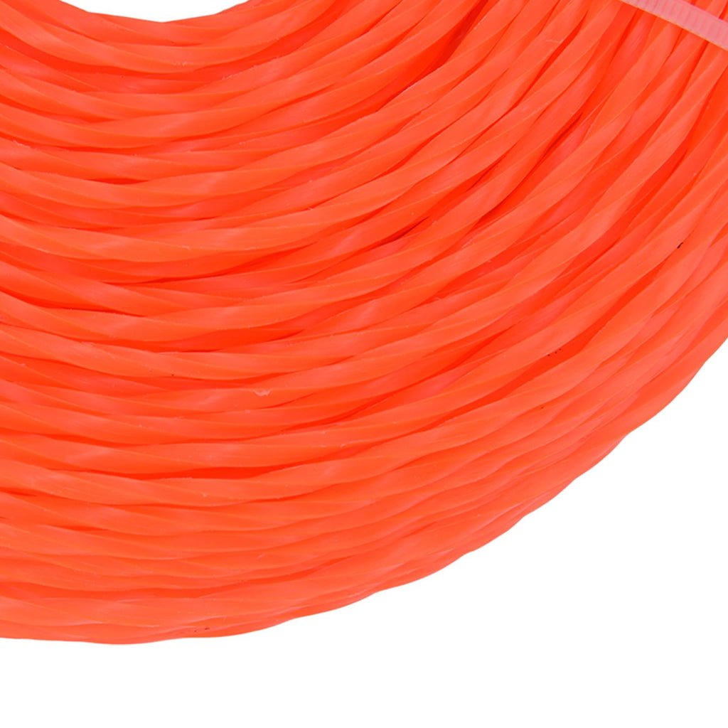 Nylon Trimmer Cord 3.0mm 85m Twisted Trimmer Line for Home Garden Heavy Duty Lawn Mower Cutters