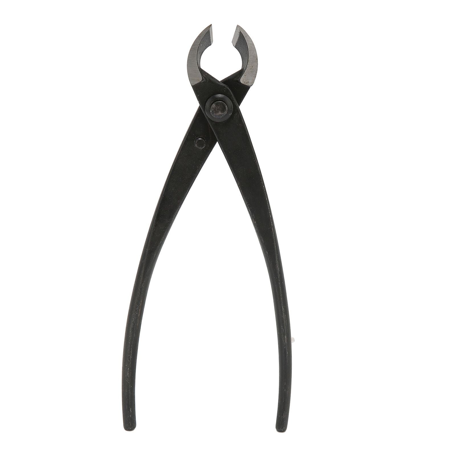 200mm/7.9in Concave Branch Cutter High Strength Manganese Steel Diagonal Pliers Black