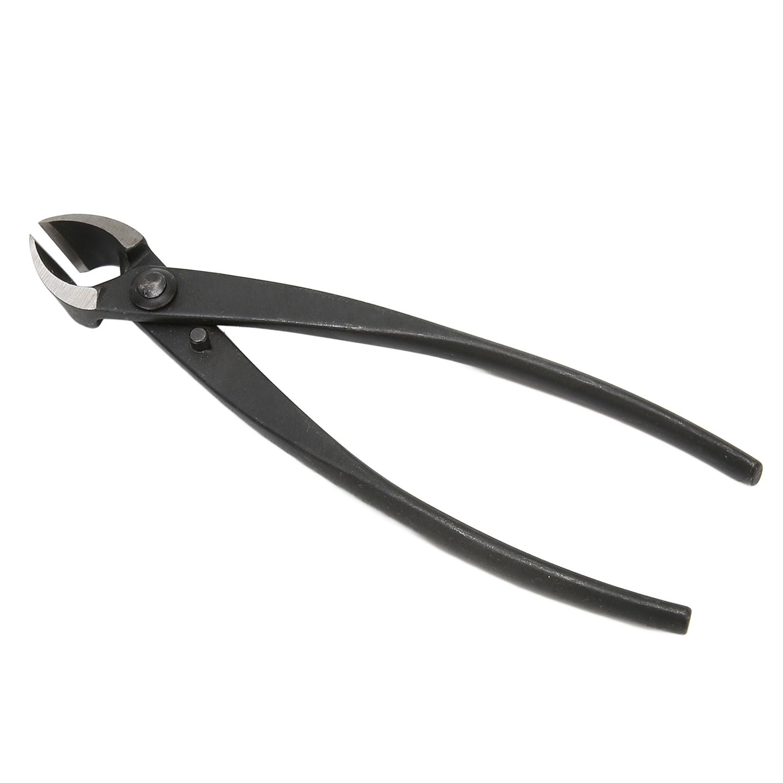 200mm/7.9in Concave Branch Cutter High Strength Manganese Steel Diagonal Pliers Black