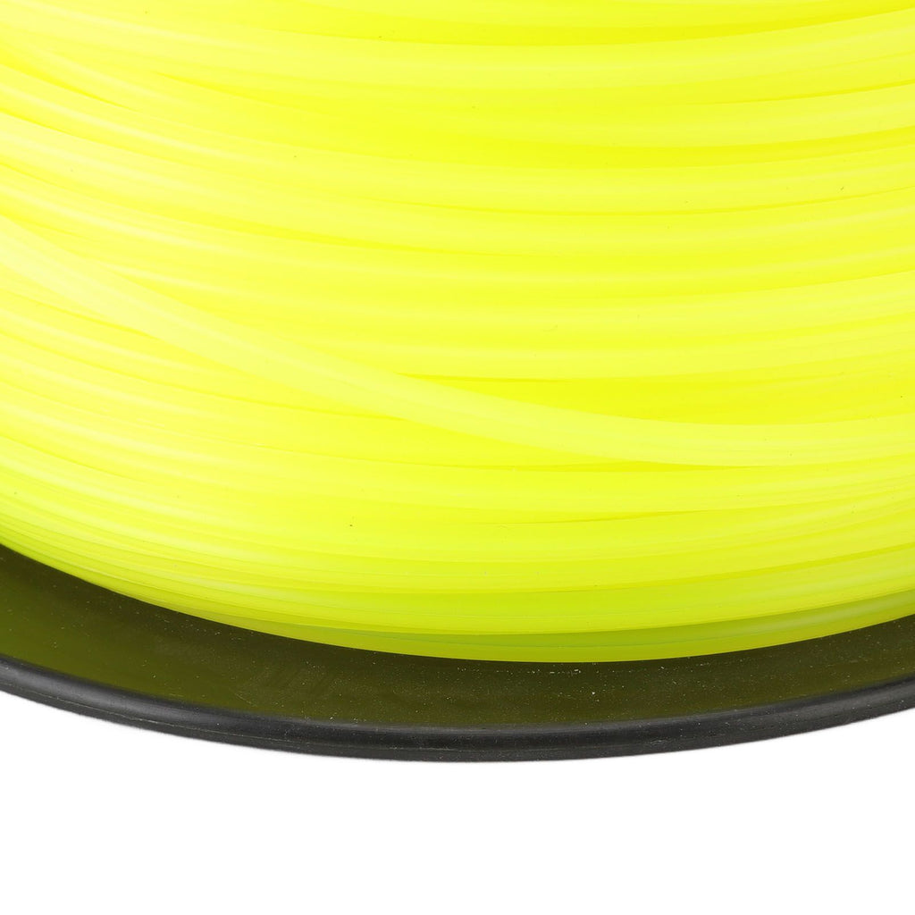 3mm String Trimmer Line Quadrate Trimmer Line Lawn Mower String Cord for Husqvarna Yellow 168m/551.2ft