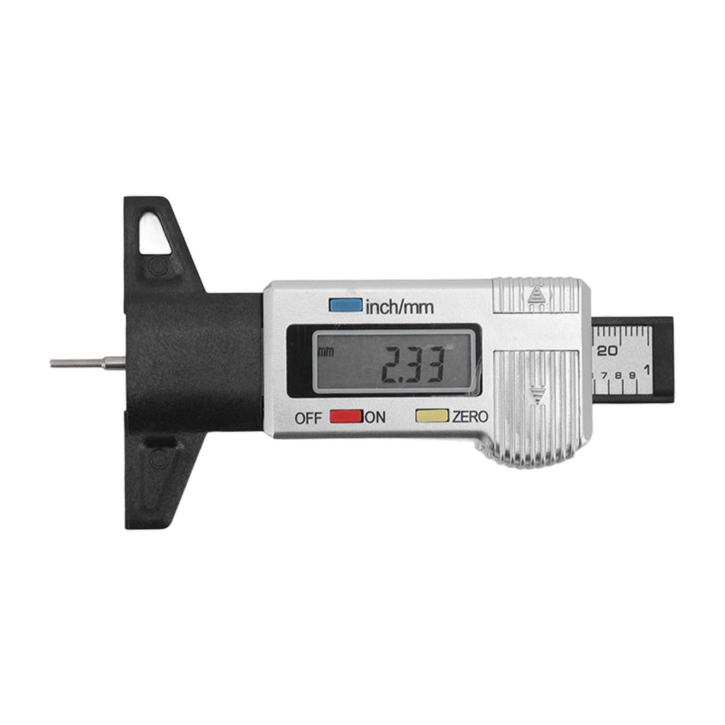 Tire Tread Depth Gauge Large Digital Display Accurate Tread Checker for Truck Car Motorcycle