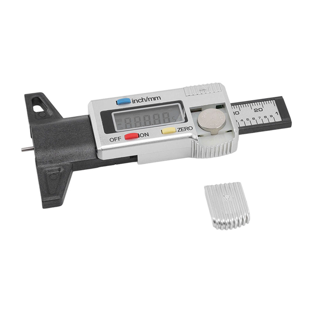 Tire Tread Depth Gauge Large Digital Display Accurate Tread Checker for Truck Car Motorcycle