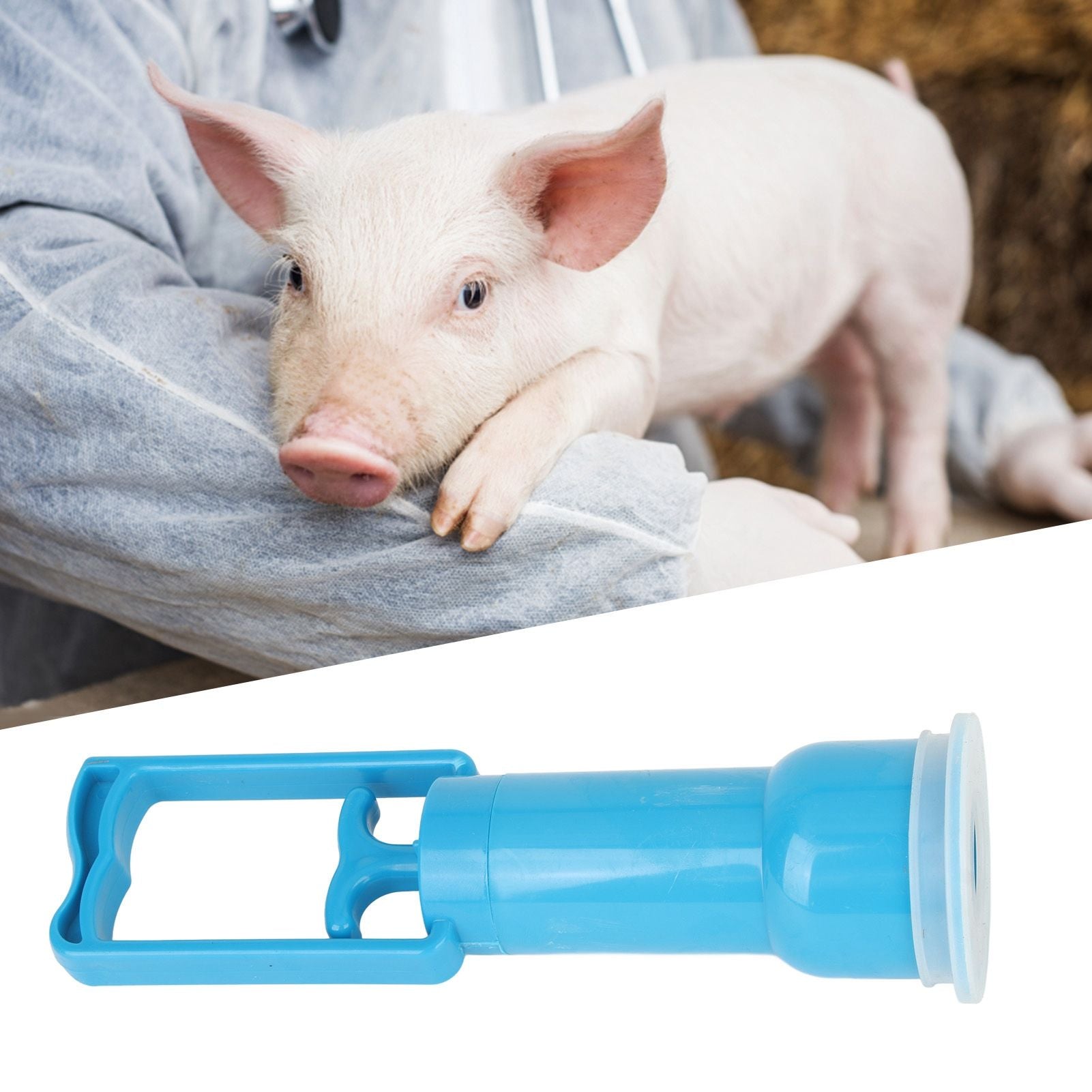 Livestock Breathing Pump Piglet Rebreather Assisted Breathing Pump Sputum Suction Device for Farm