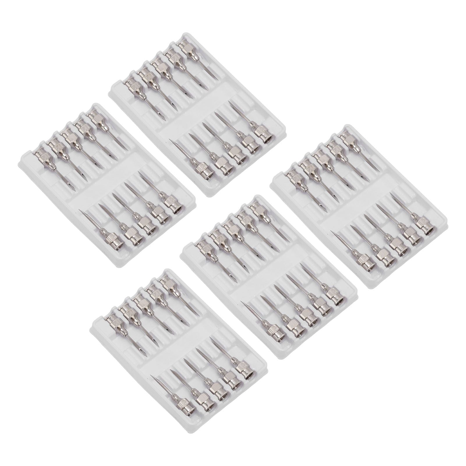Poultry Injection Needles Stainless Steel Bovine Pig Injection Needle Cow Pig Injection Needle Accessories 12x15mm / 0.5x0.6in