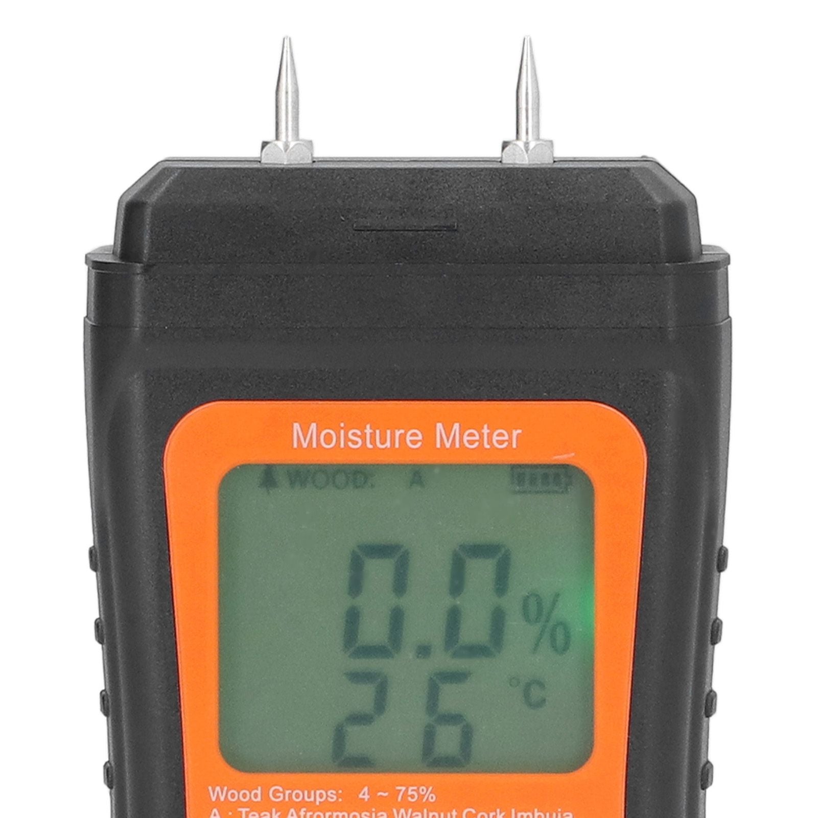 Moisture Meter Wood Moisture Detector Intelligent Temperature Humidity Measuring Digital Pin Type Instrument