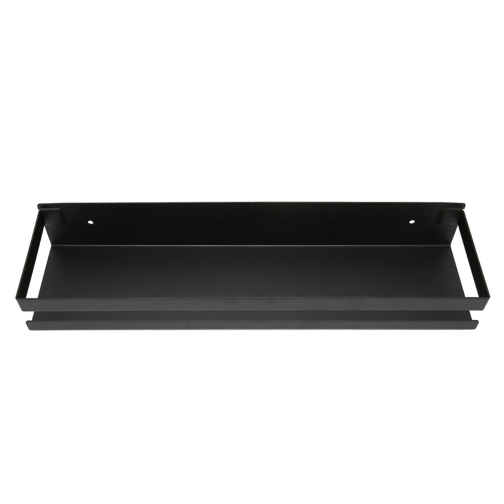 Bathroom Rack Black Large Storage Space Waterproof Strong Bearing Capacity Hotel Shelf Set 40x10x6cm