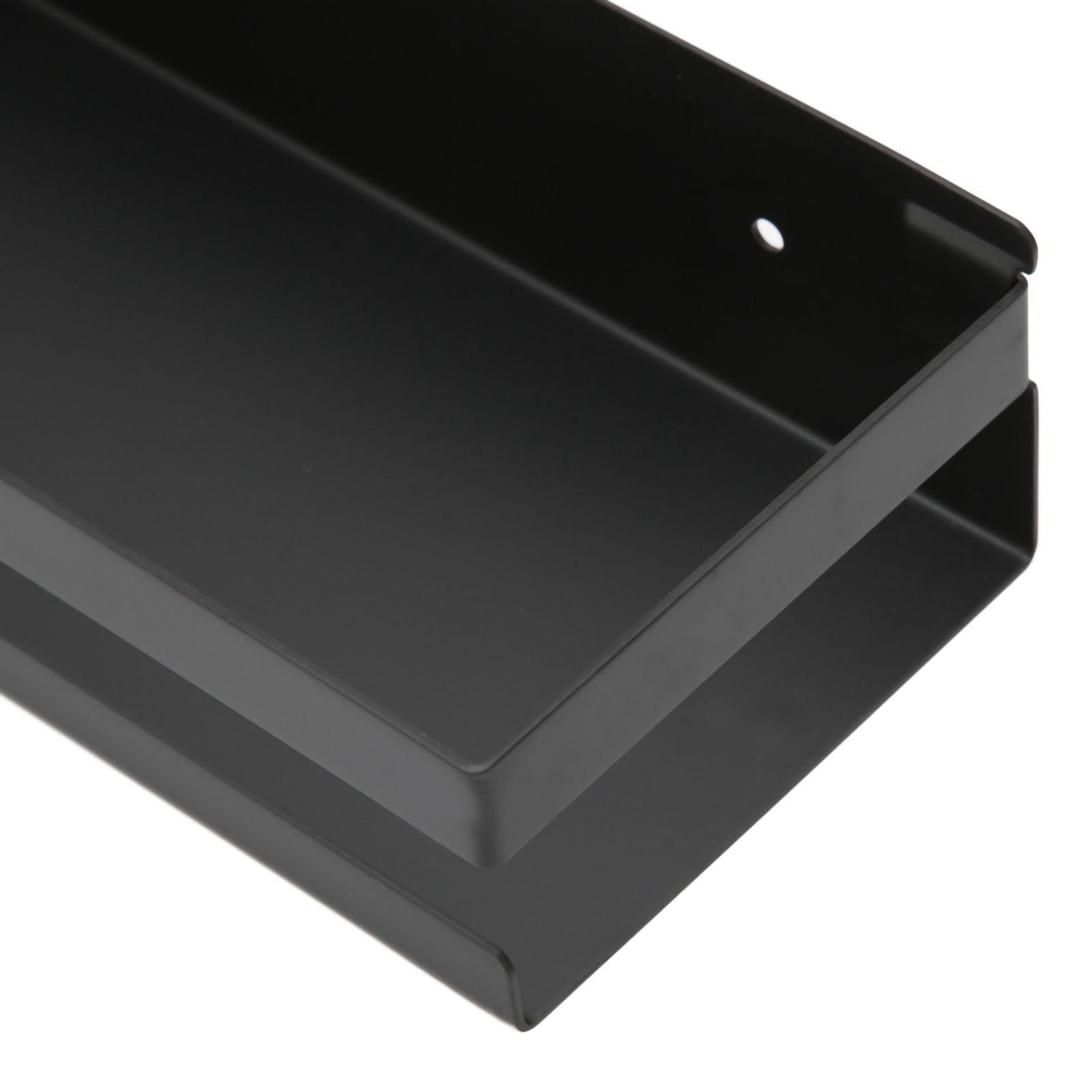 Bathroom Rack Black Large Storage Space Waterproof Strong Bearing Capacity Hotel Shelf Set 40x10x6cm