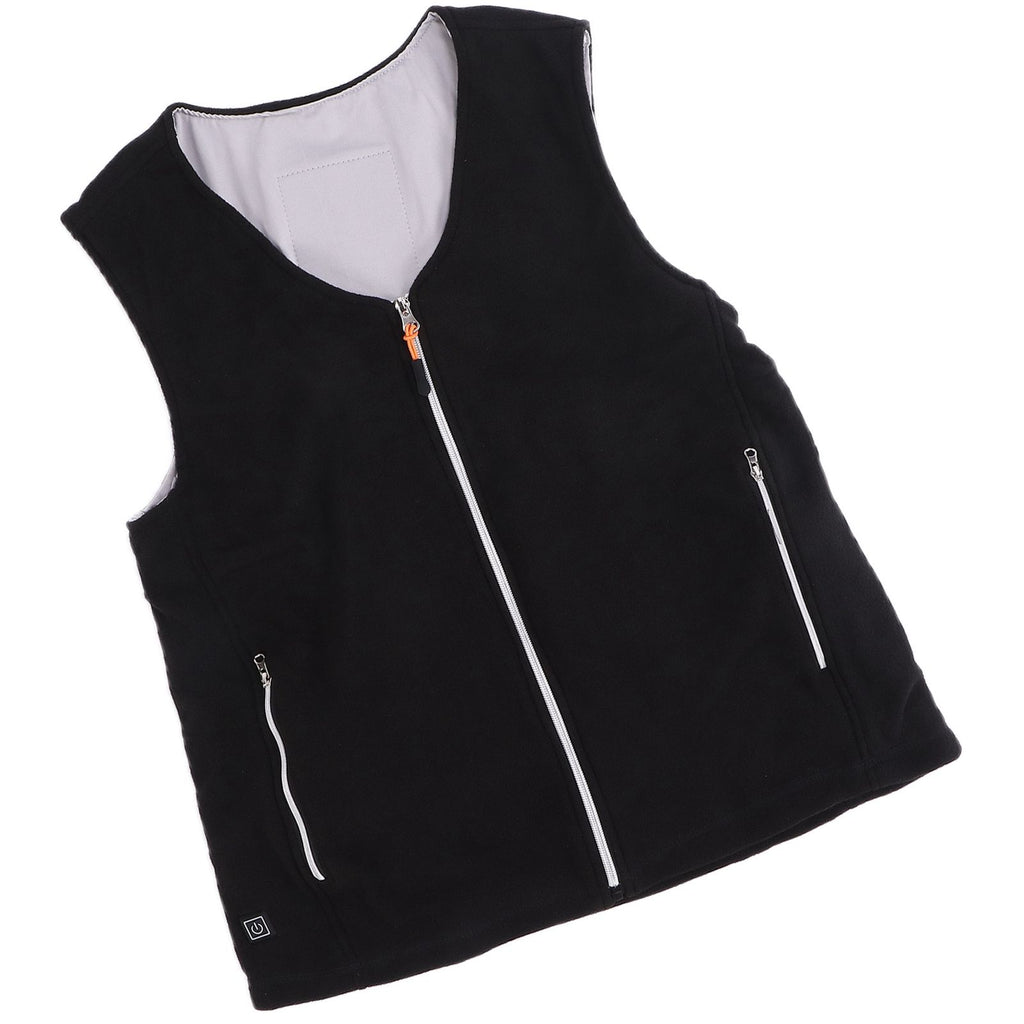 Electric Heating Vest Temperature Adjustable Washable USB Power Supply Heated Waistcoat for Outdoor Hiking CampingM