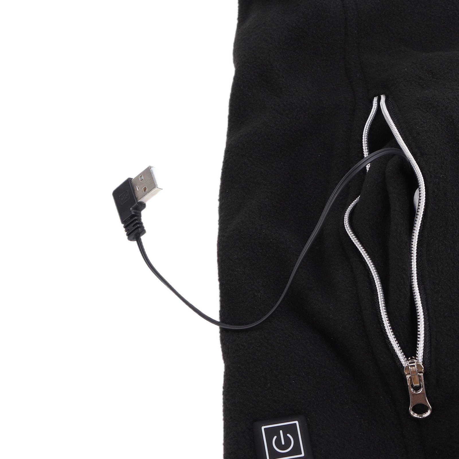 Electric Heating Vest Temperature Adjustable Washable USB Power Supply Heated Waistcoat for Outdoor Hiking CampingM