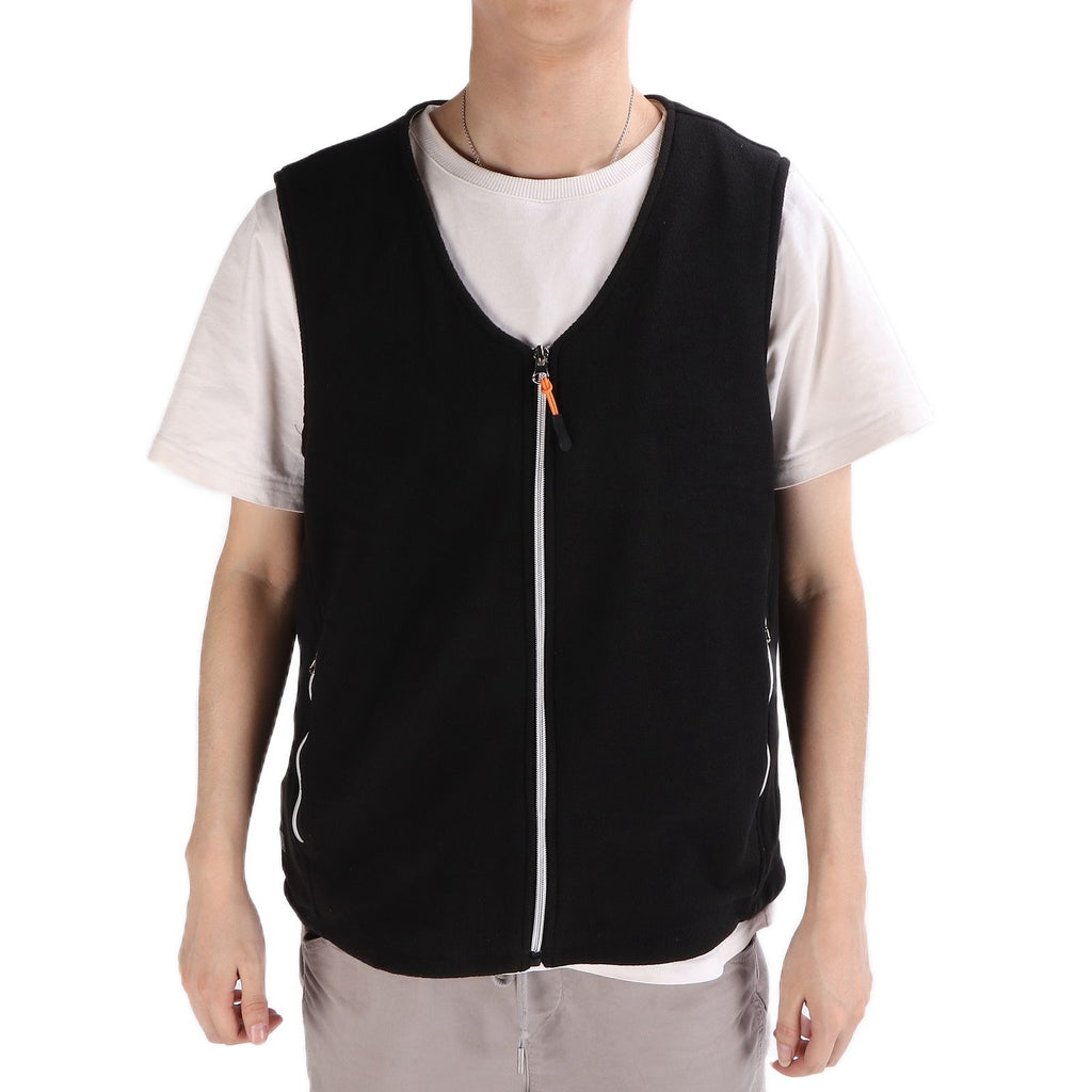 Electric Heating Vest Temperature Adjustable Washable USB Power Supply Heated Waistcoat for Outdoor Hiking CampingL