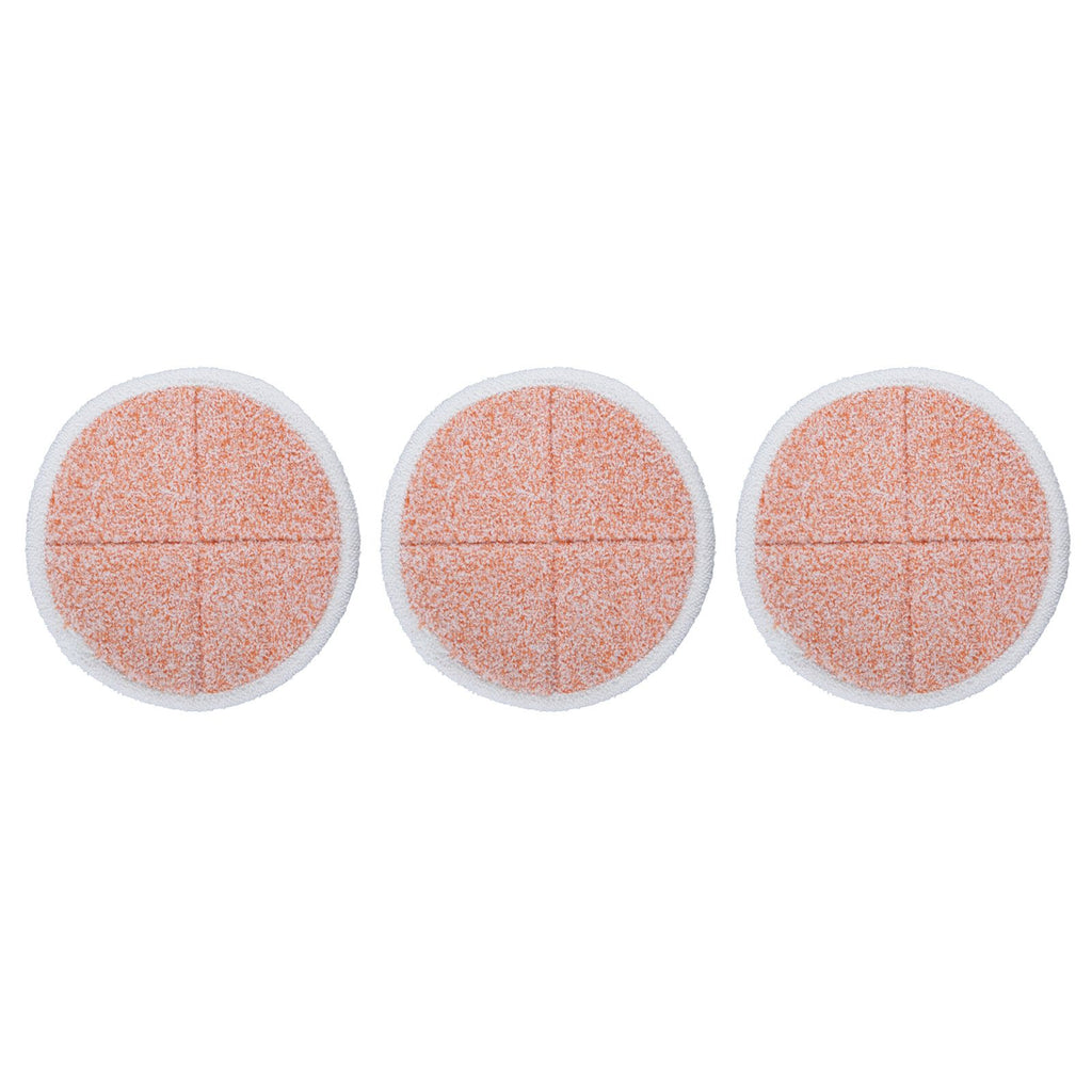 3PCS Mop Cloth Reusable Microfiber Mop Pad Mop Head Accessories for Bissell 2124/2039/2037/2039AOrange