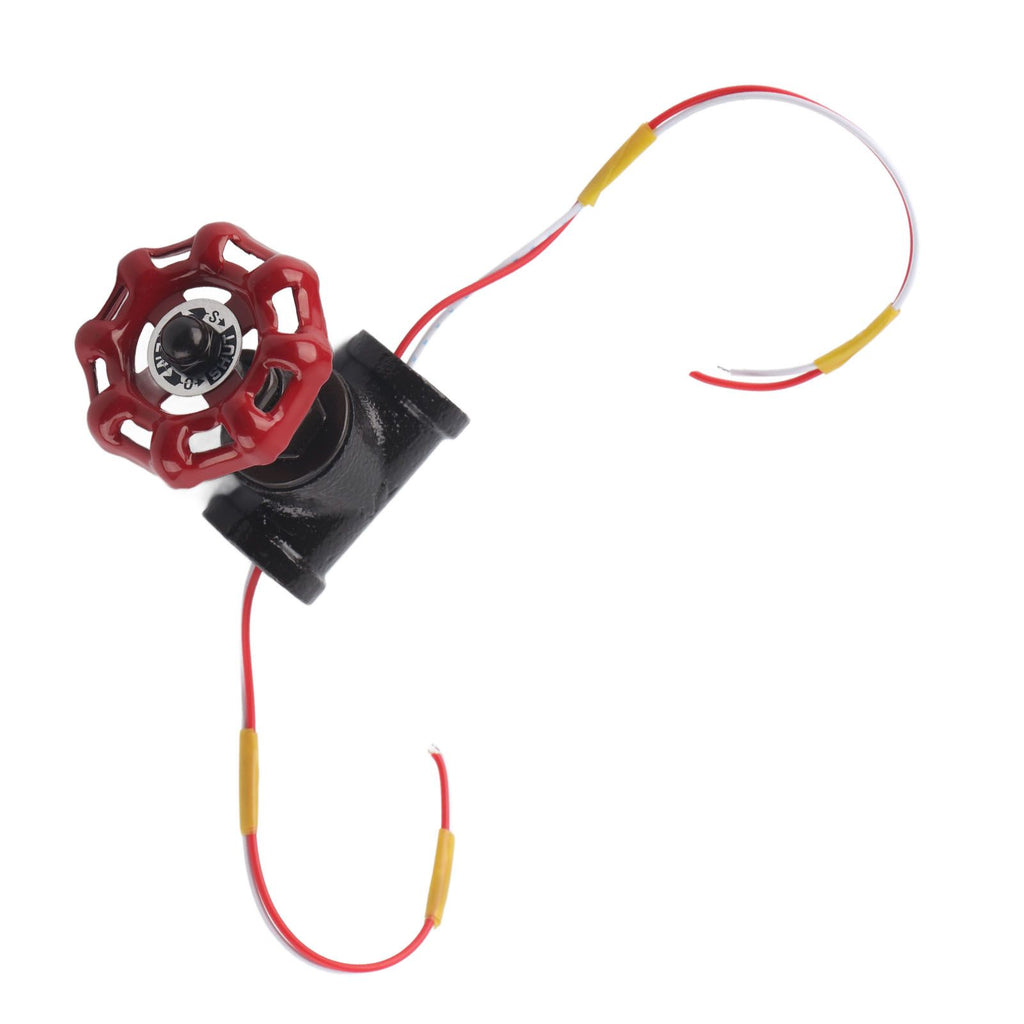 G1/2 Steampunk Style Tee Valve Light Switch with Wires for Industrial Robot Table Lamp Fixture 12V 120V