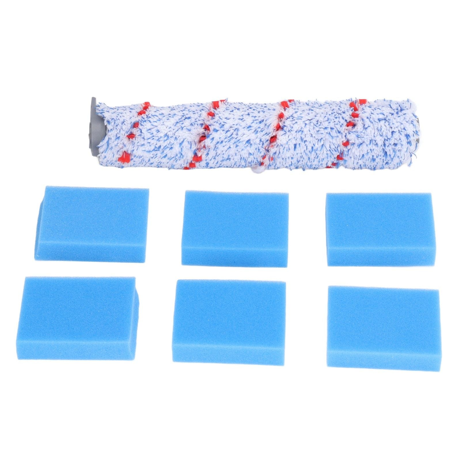 Brush Roller Filter Sponges Set for HF10E‑01 Vacuum Cleaner Part Accessories Replacement