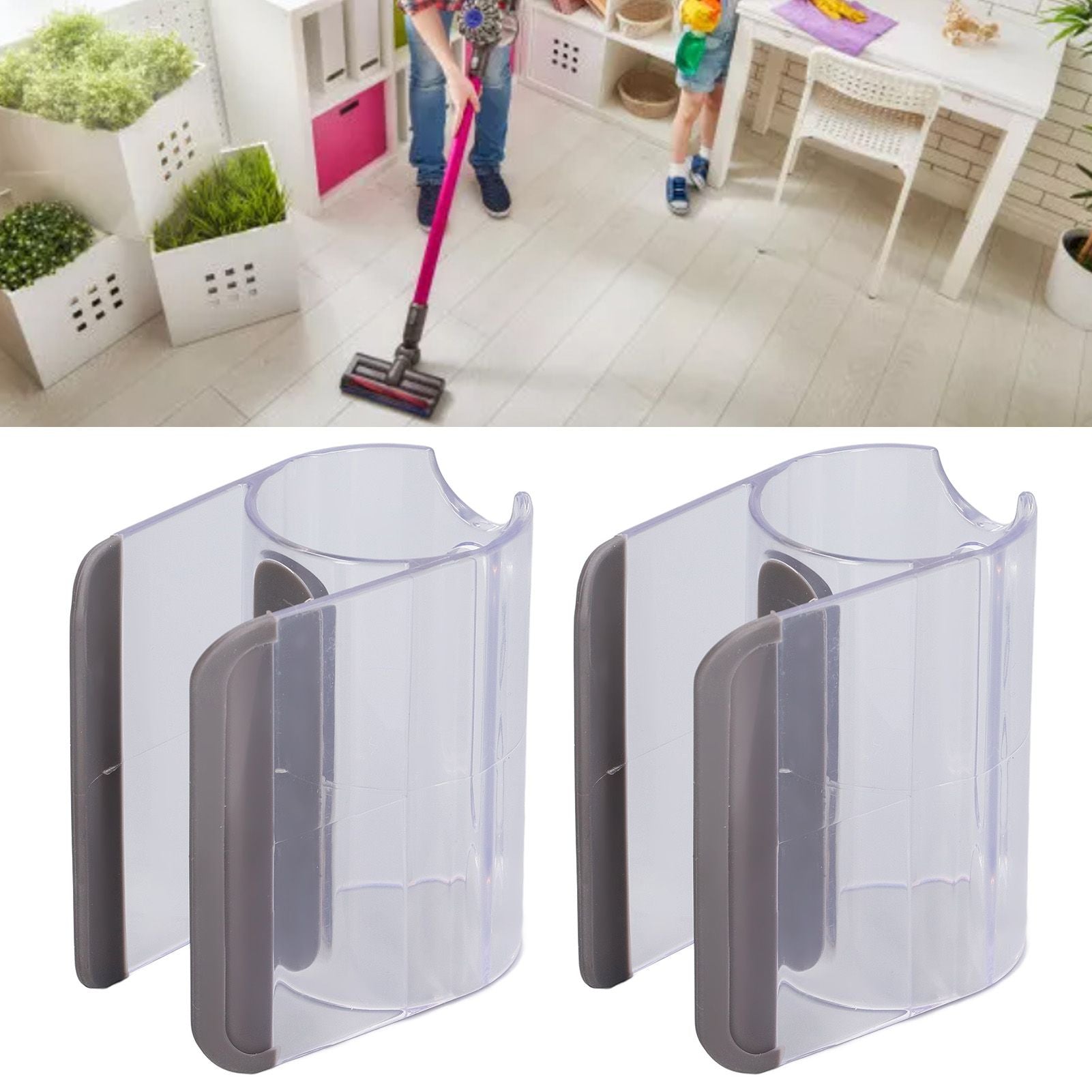 2PCS Vacuum Cleaner Attachment Stick Clip Vacuum Cleaner Accessory Holder for V7 V8 V10 V11