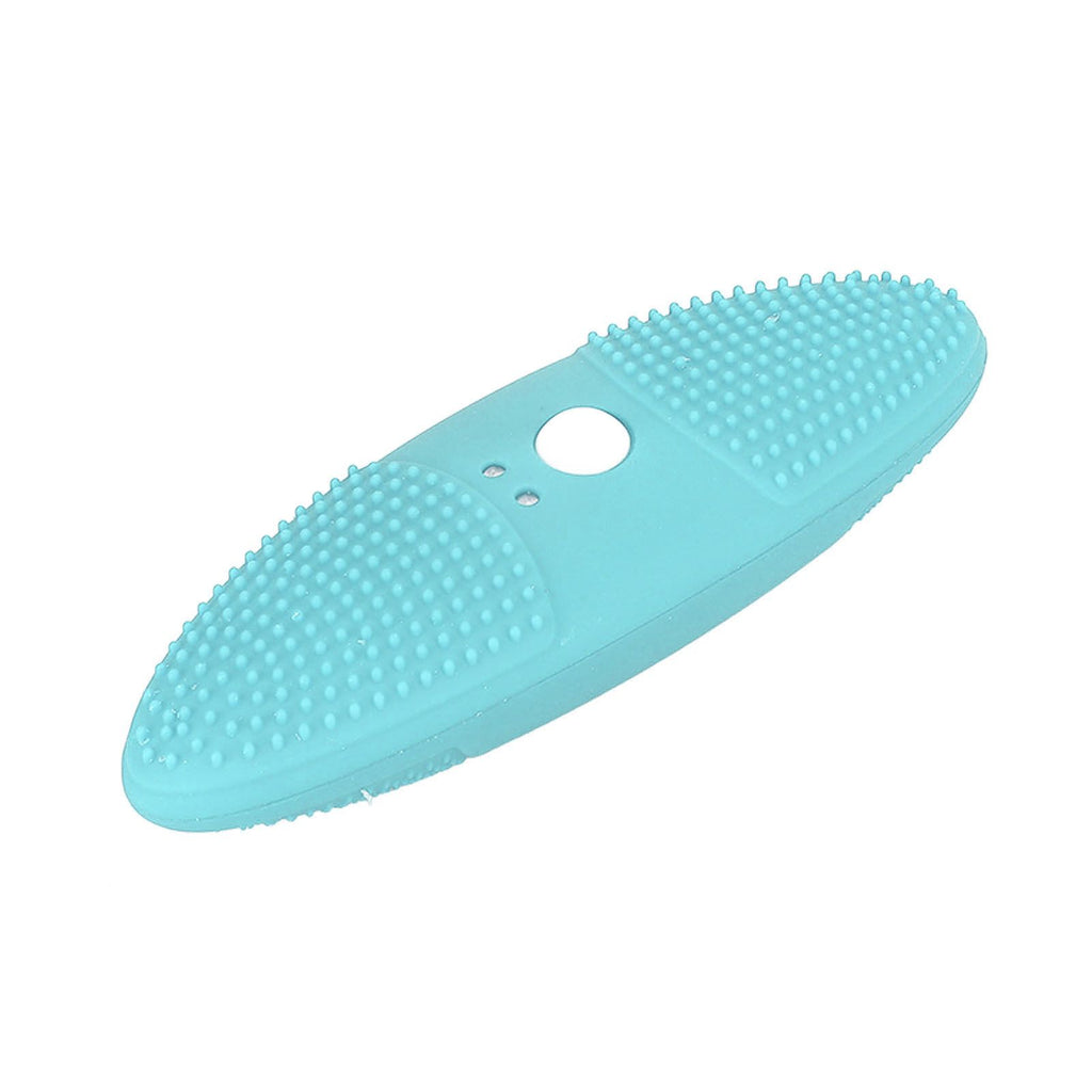 Ultrasonic Scrubber 3 Levels USB Charging High Frequency Vibration Dual Waving Ultrasonic Vegetable Washing Machine Blue