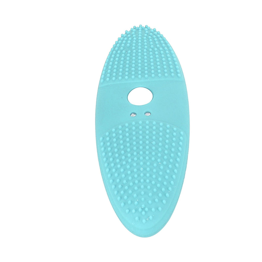 Ultrasonic Scrubber 3 Levels USB Charging High Frequency Vibration Dual Waving Ultrasonic Vegetable Washing Machine Blue