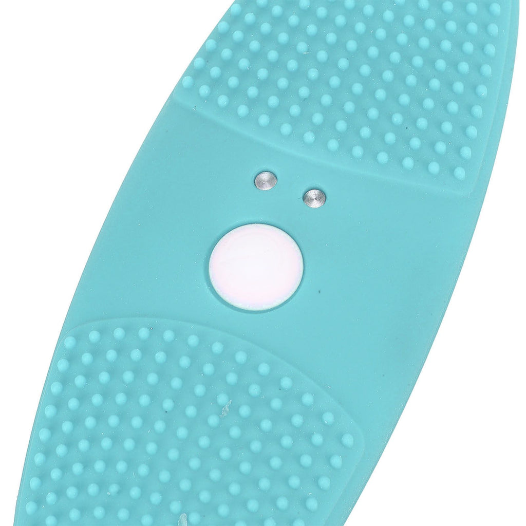 Ultrasonic Scrubber 3 Levels USB Charging High Frequency Vibration Dual Waving Ultrasonic Vegetable Washing Machine Blue