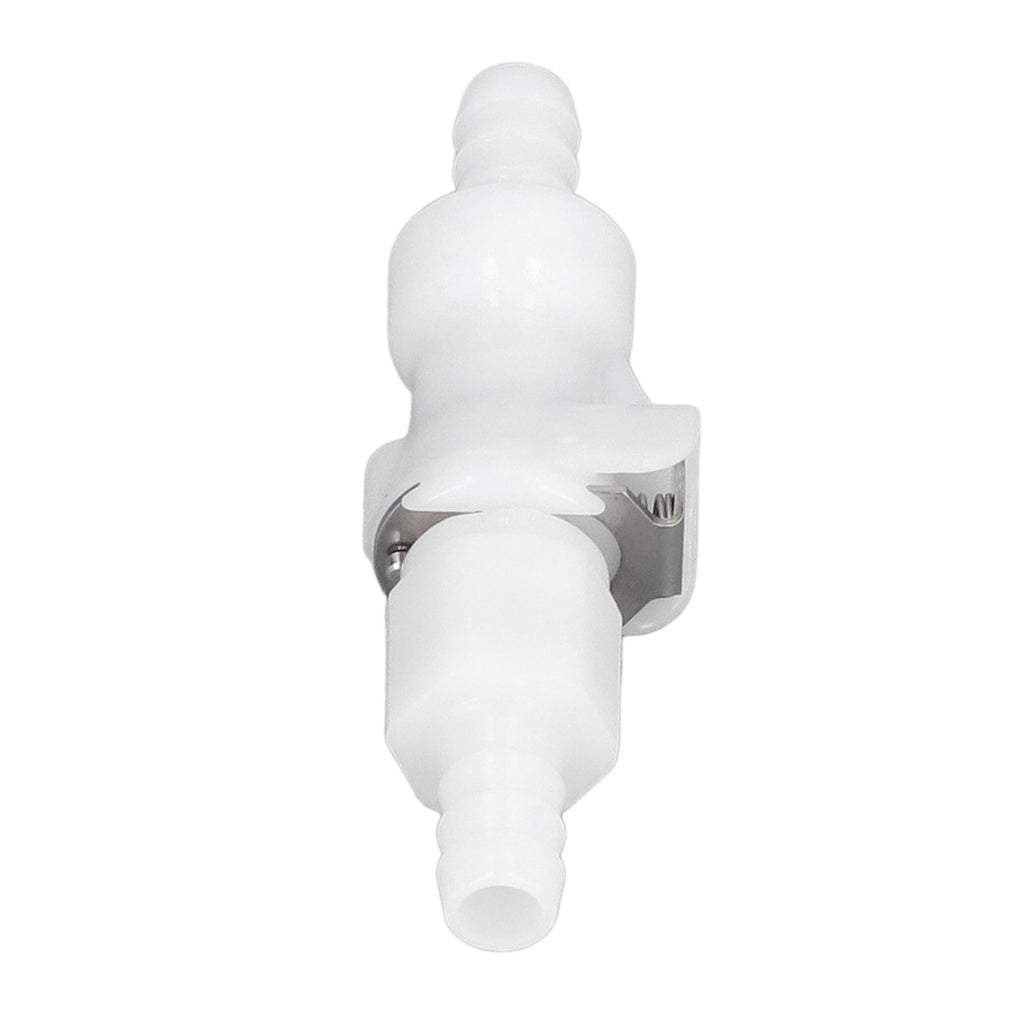 Plastic Hose Quick Connector 5/16 Tube with Shut Off Food Grade Plastic Water Line Tube Connector for Gas Beer Line
