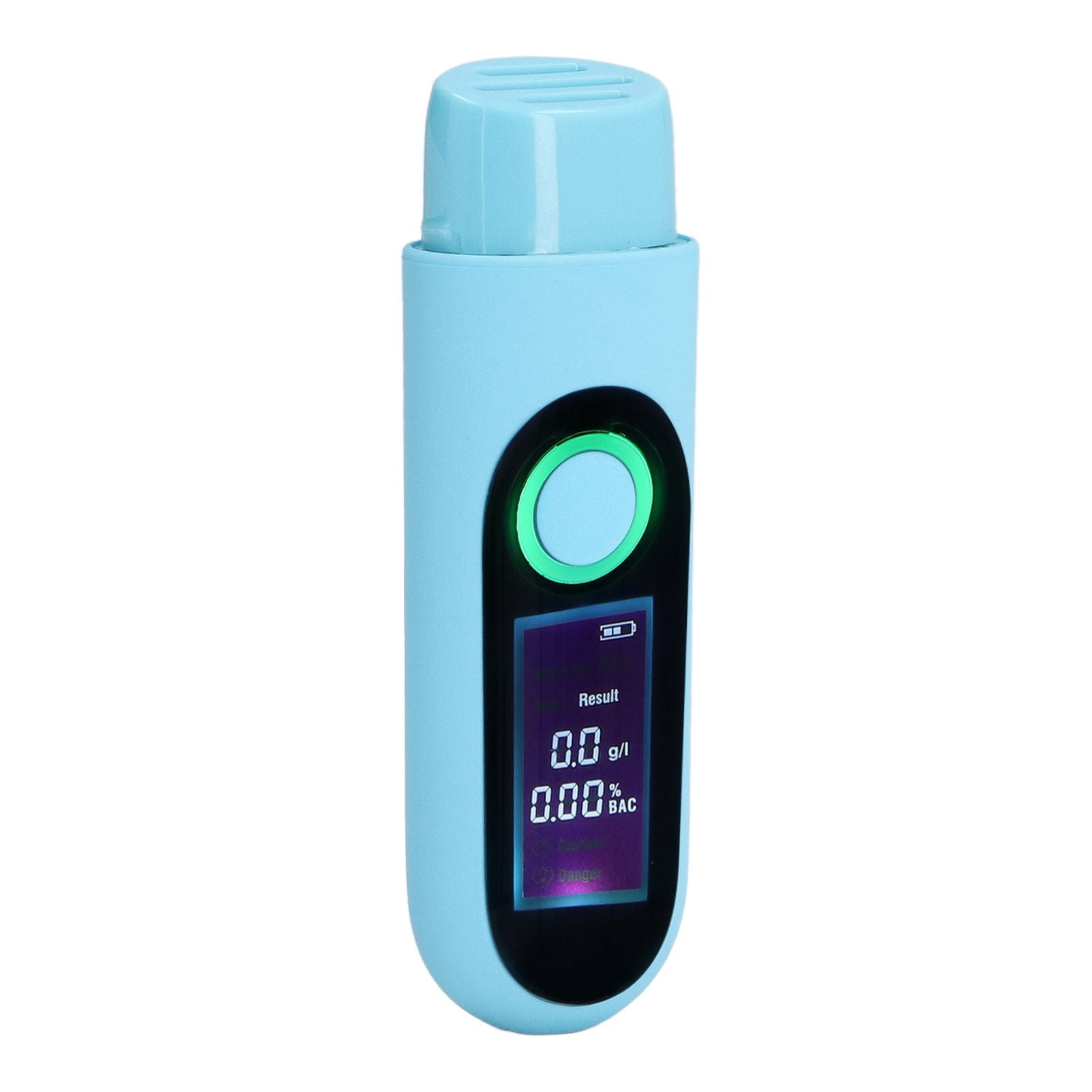 Alcohol Tester LCD 3 Color Display USB Charging Blowing Contactless Testing Alcohol Tester for Professional Use