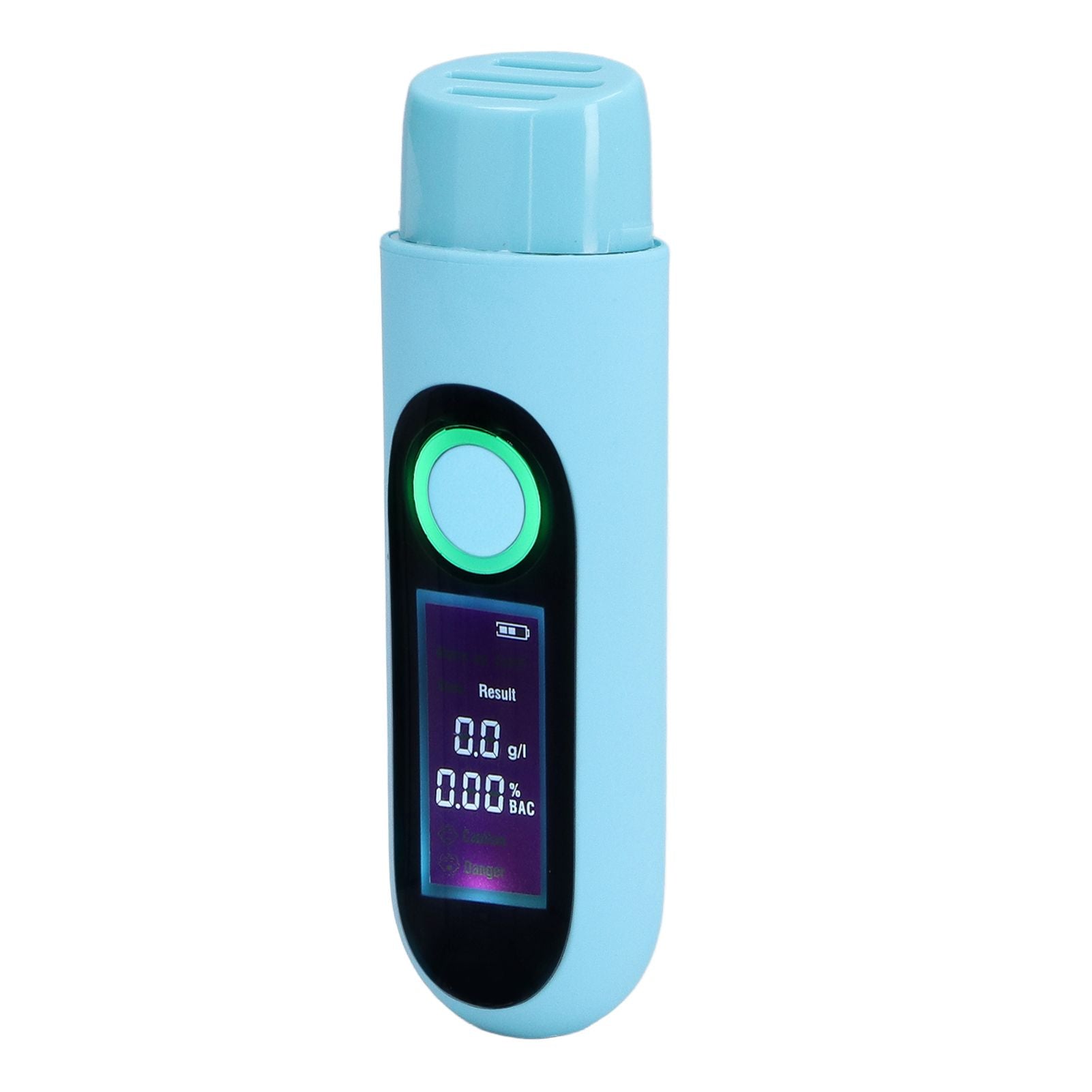 Alcohol Tester LCD 3 Color Display USB Charging Blowing Contactless Testing Alcohol Tester for Professional Use