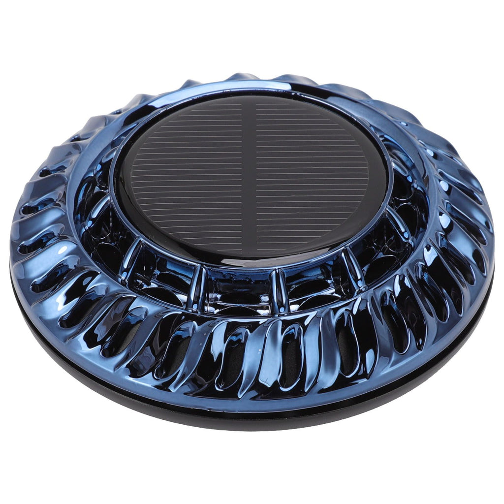Solar Car Perfume Diffuser Automatic Rotating Decorative Car Aromatherapy Machine for Office Home Ink Blue