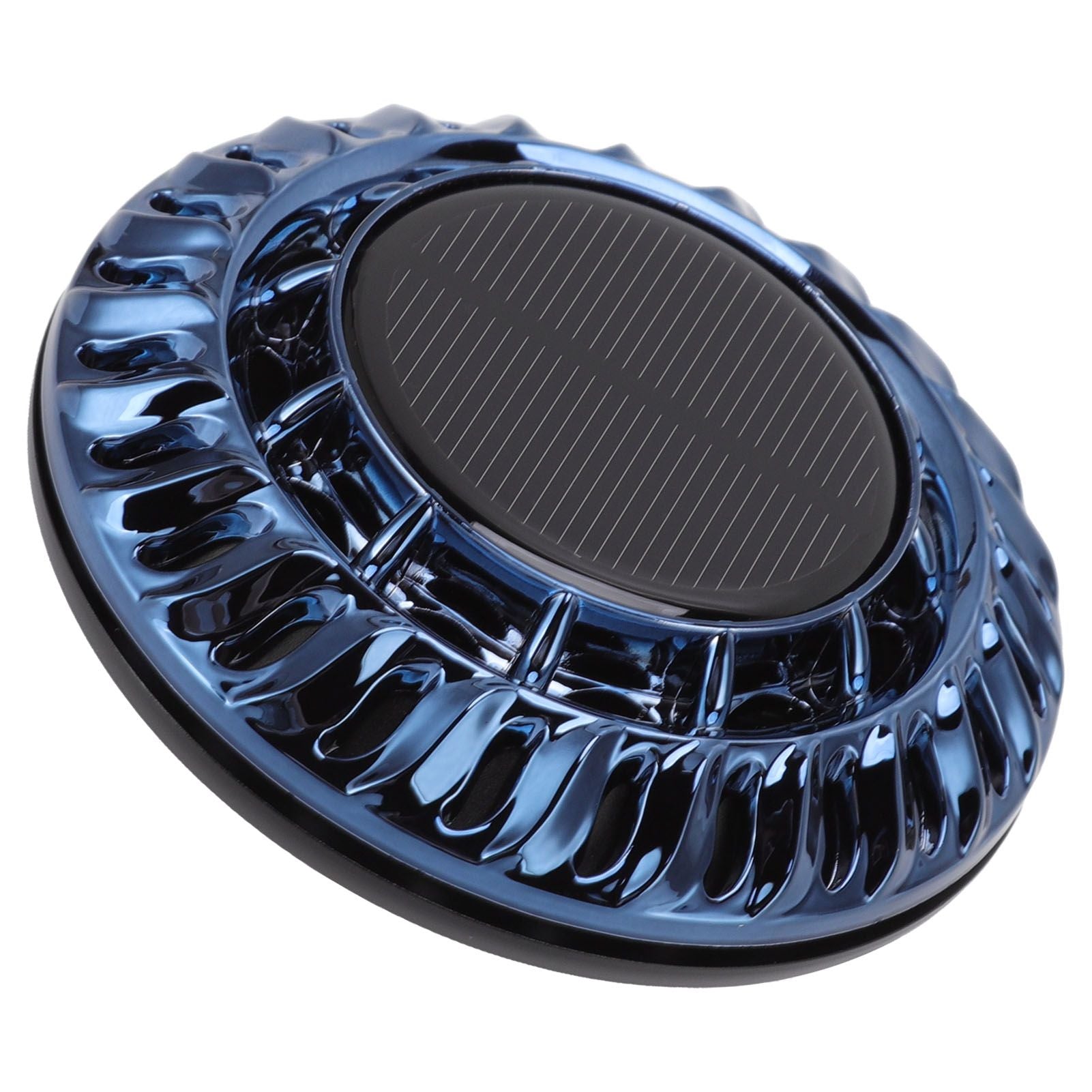 Solar Car Perfume Diffuser Automatic Rotating Decorative Car Aromatherapy Machine for Office Home Ink Blue