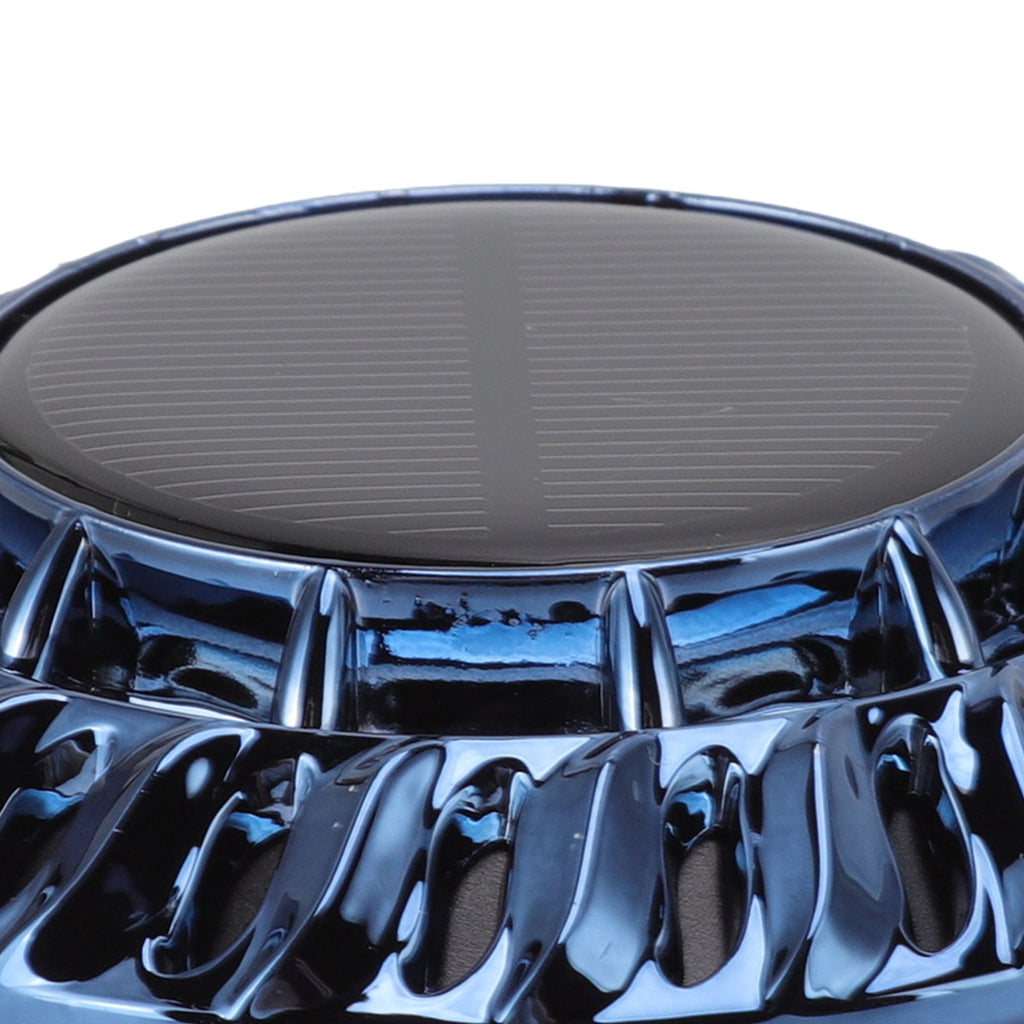 Solar Car Perfume Diffuser Automatic Rotating Decorative Car Aromatherapy Machine for Office Home Ink Blue