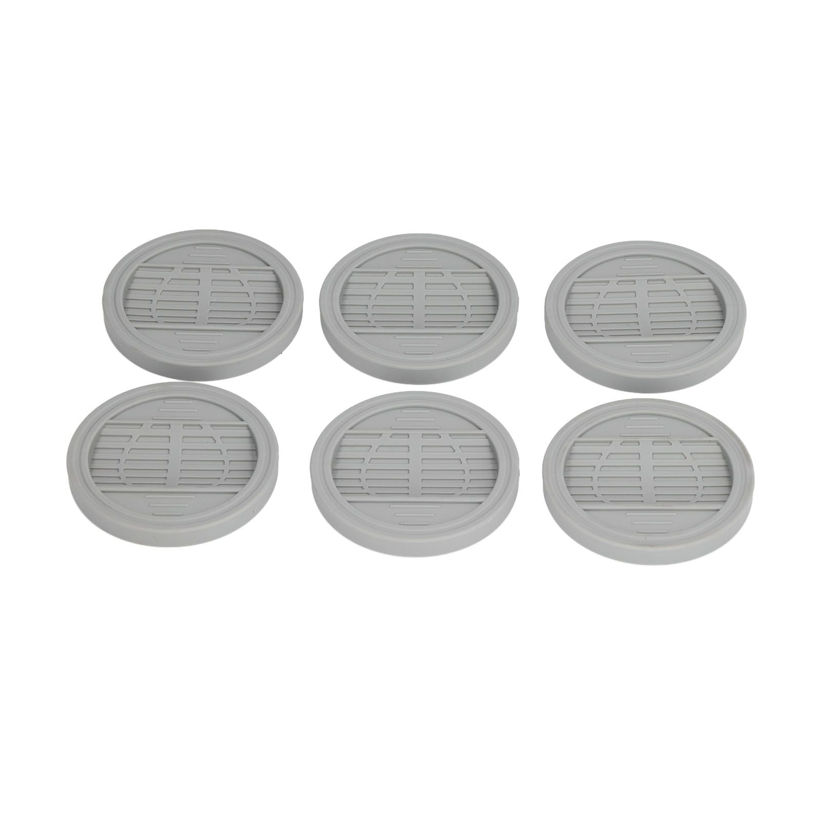 6PCS Rubber Furniture Pads Stoppers Floor Protector for Bed Office Chair Cabinet Sofa Closet Wheels