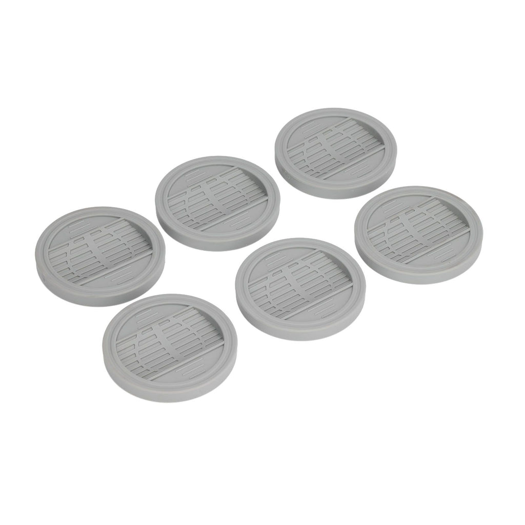 6PCS Rubber Furniture Pads Stoppers Floor Protector for Bed Office Chair Cabinet Sofa Closet Wheels
