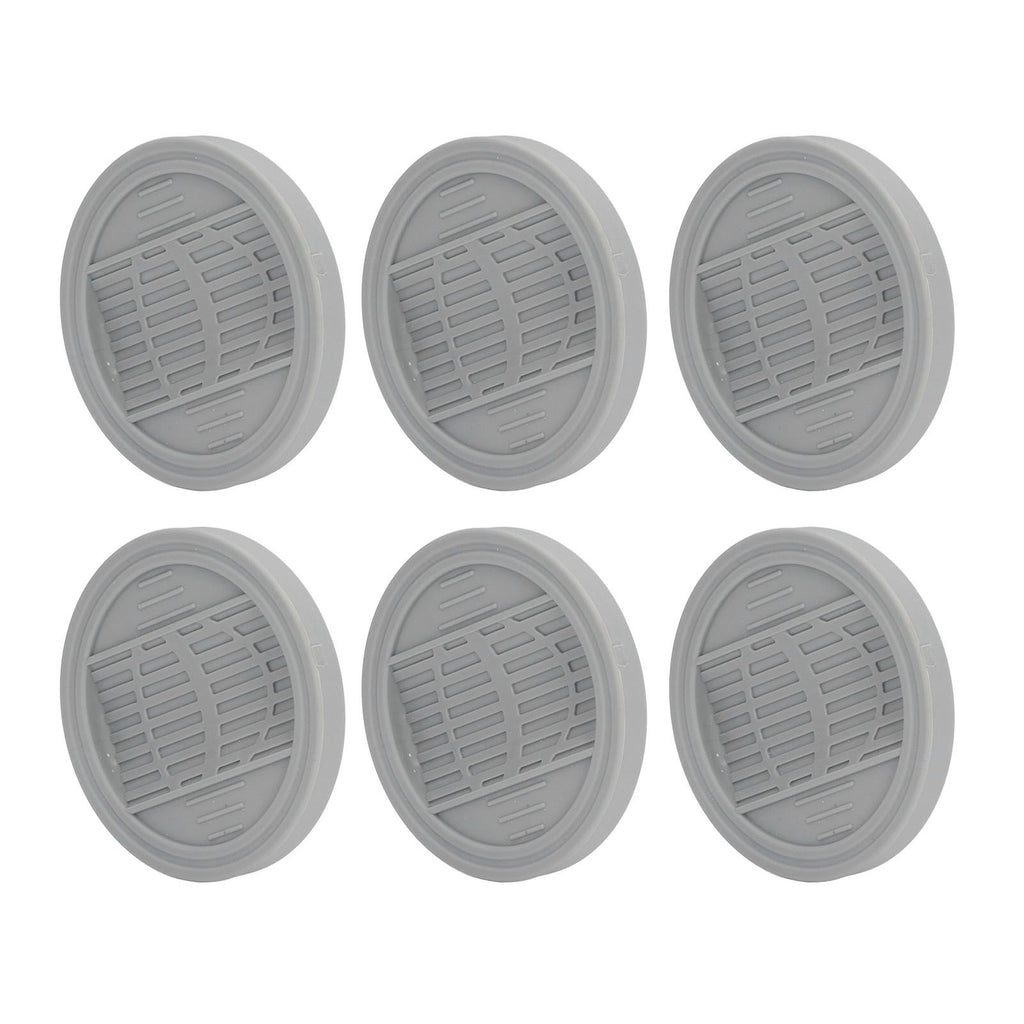 6PCS Rubber Furniture Pads Stoppers Floor Protector for Bed Office Chair Cabinet Sofa Closet Wheels