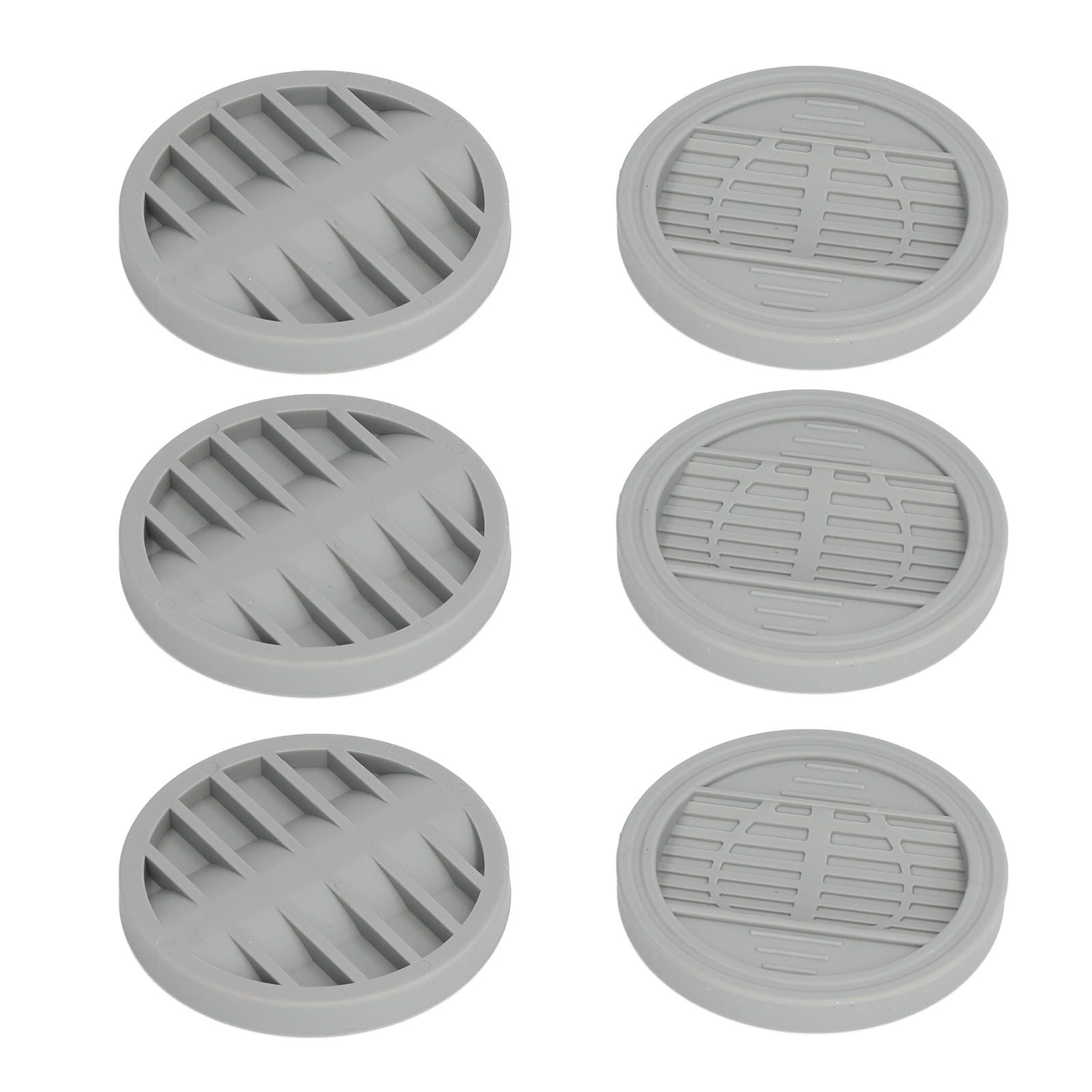 6PCS Rubber Furniture Pads Stoppers Floor Protector for Bed Office Chair Cabinet Sofa Closet Wheels