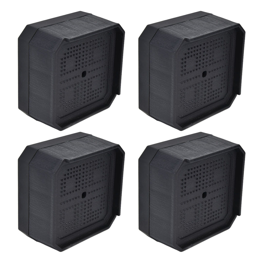 4Set Chair Leg Floor Protectors Square Rubber Non Slip Furniture Leg Pads for Home Bedroom