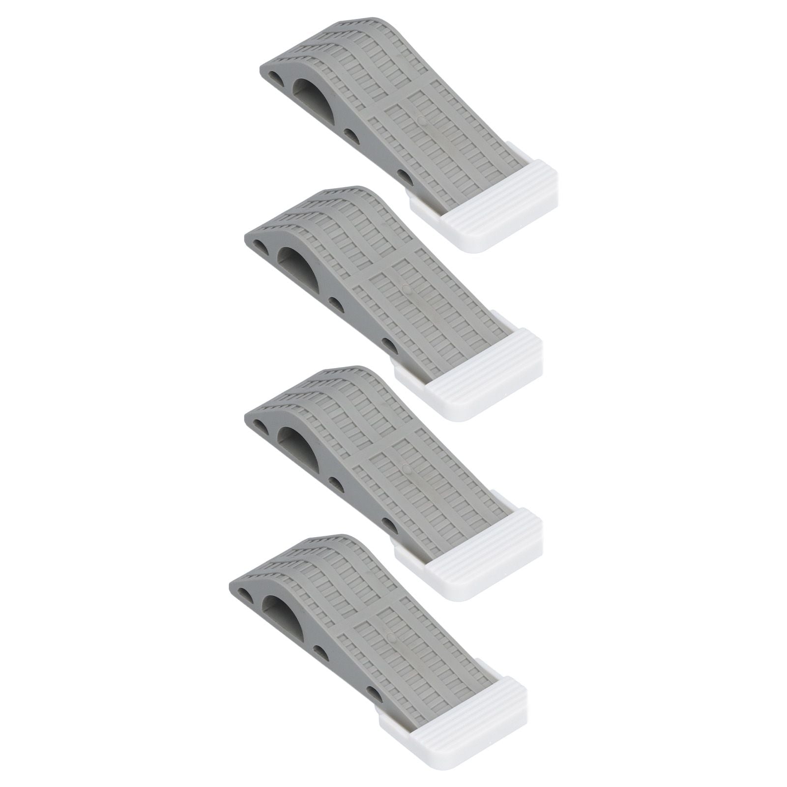 4Set Door Stoppers Non Slip Rubber Door Bottom Stop Wedge Accessories for Home Improvement